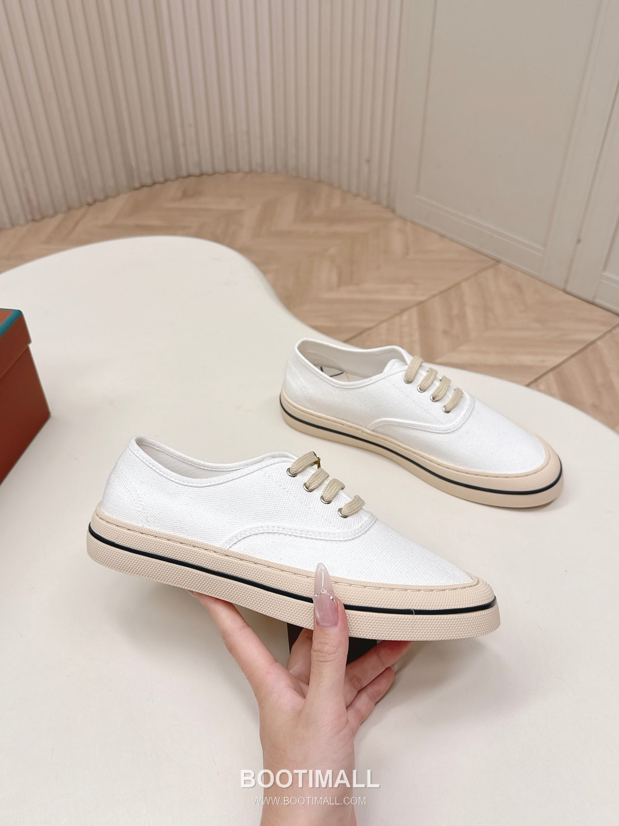 Loro Piana Canvas Low Top Sneakers 로로피아나 캔버스 로우탑 스니커즈 6