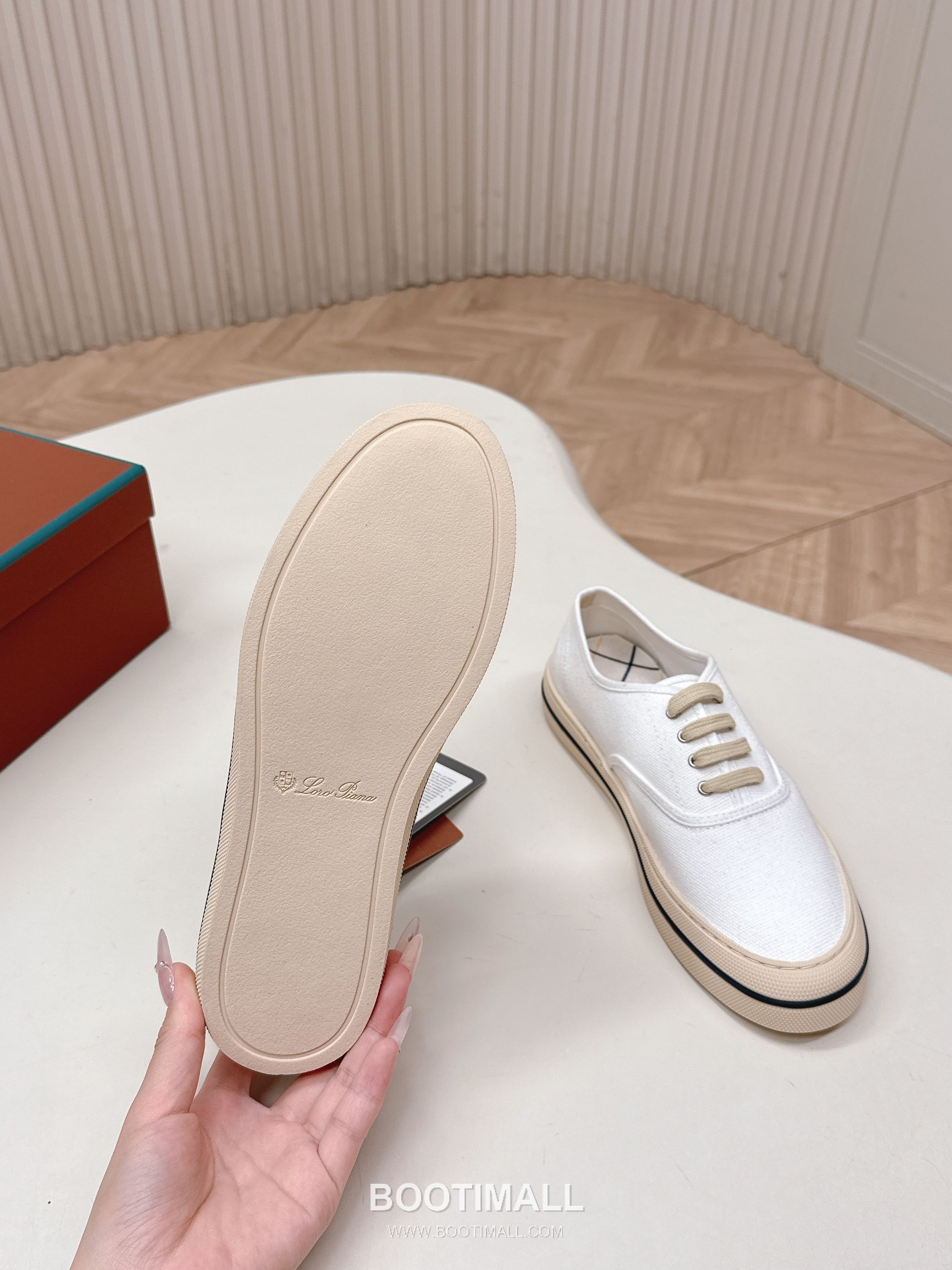 Loro Piana Canvas Low Top Sneakers 로로피아나 캔버스 로우탑 스니커즈 8