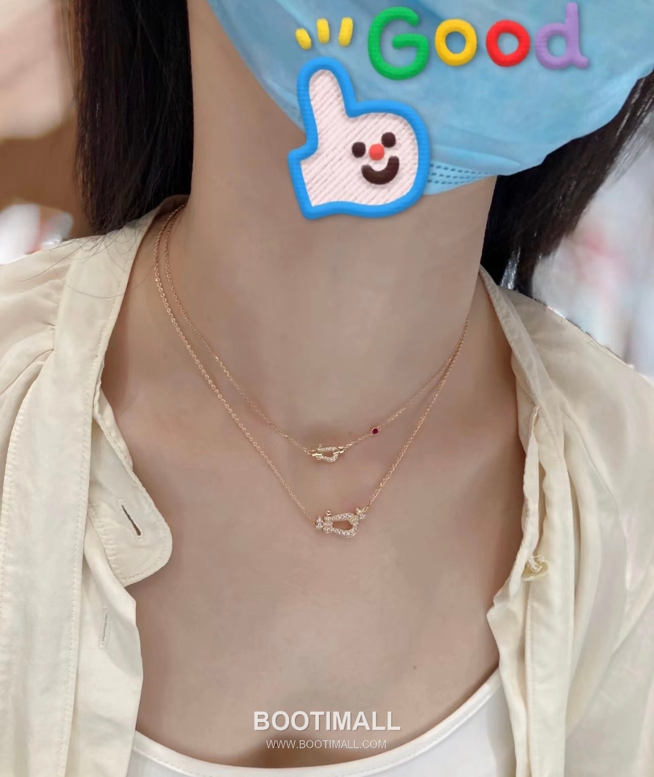 Fred Force 10 Horseshoe Buckle Necklace 프레드 포스텐 호스슈 버클 네크리스 8