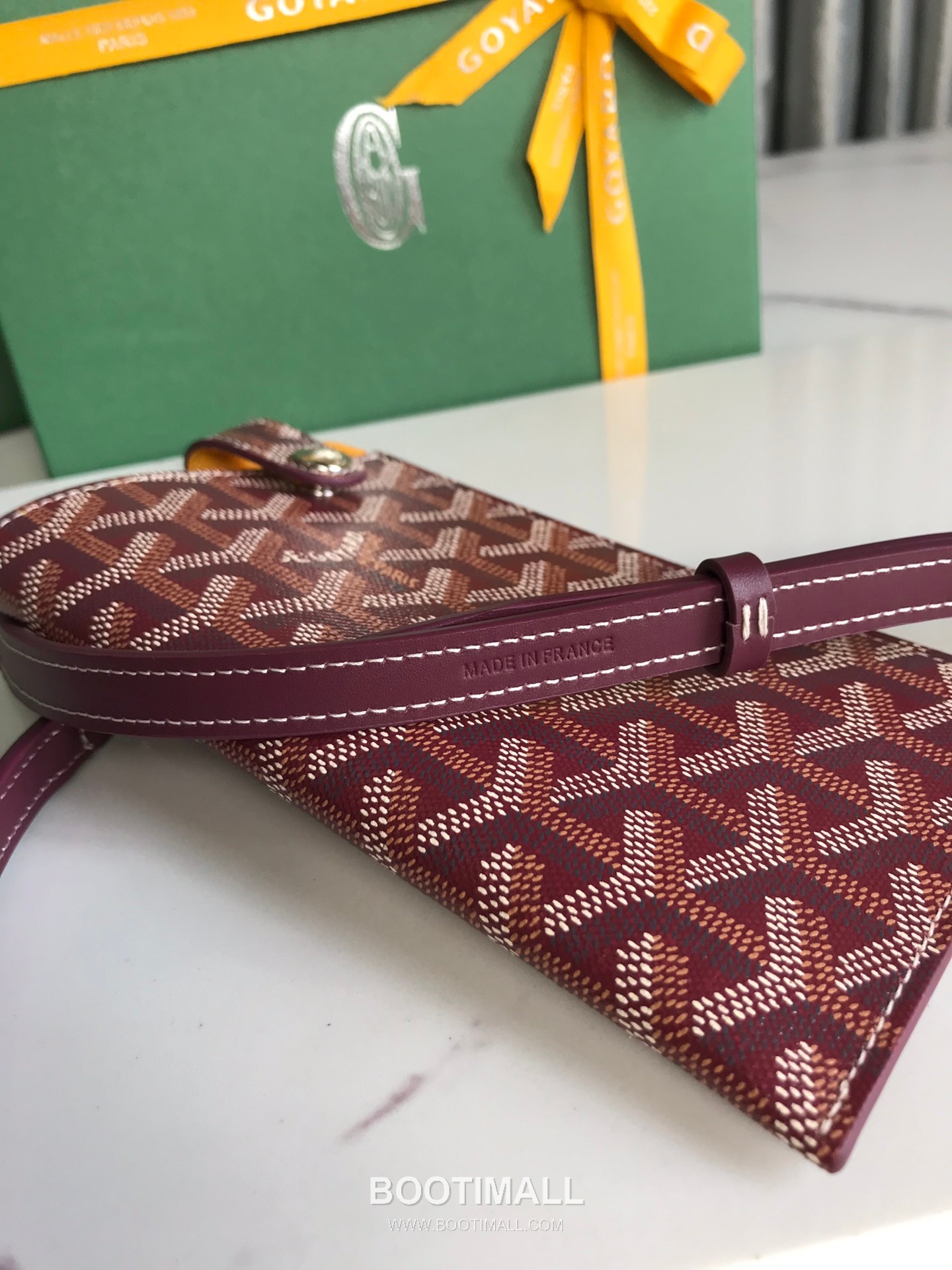 Goyard Montmartre GM Goyardine Canvas Crossbody Pouch 고야드 몽마르트르 GM 고야딘 캔버스 크로스바디 파우치 10cm 9
