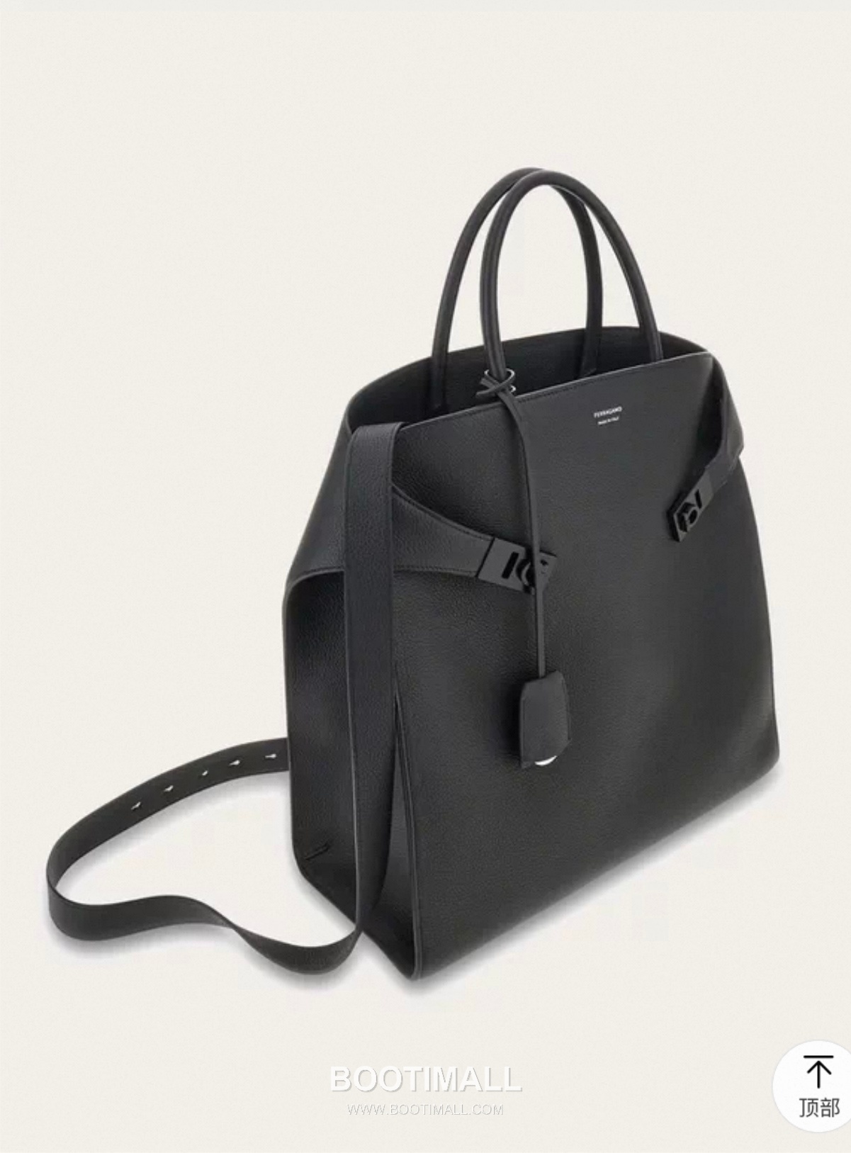 Ferragamo Hug Hammered Calfskin Tote Bag AU-24/1666 페라가모 허그 해머드 카프스킨 토트백 38cm 8