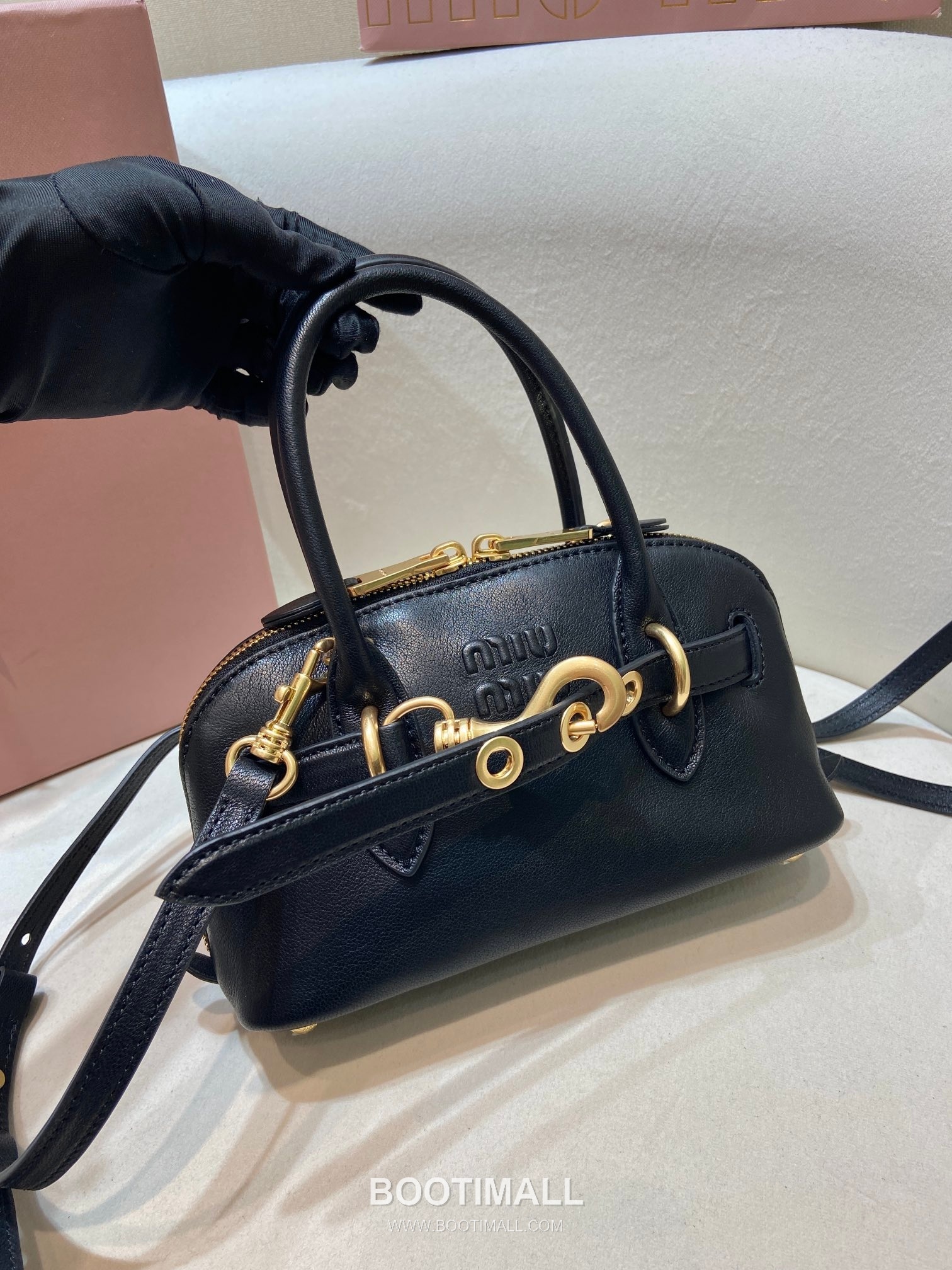 Prada Aventure Nappa Leather Mini Tote Bag with Embossed Logo and Zip Detail 프라다 아방튀르 나파 가죽 엠보스 로고 지퍼 미니 토트백 5BP090 21cm 2