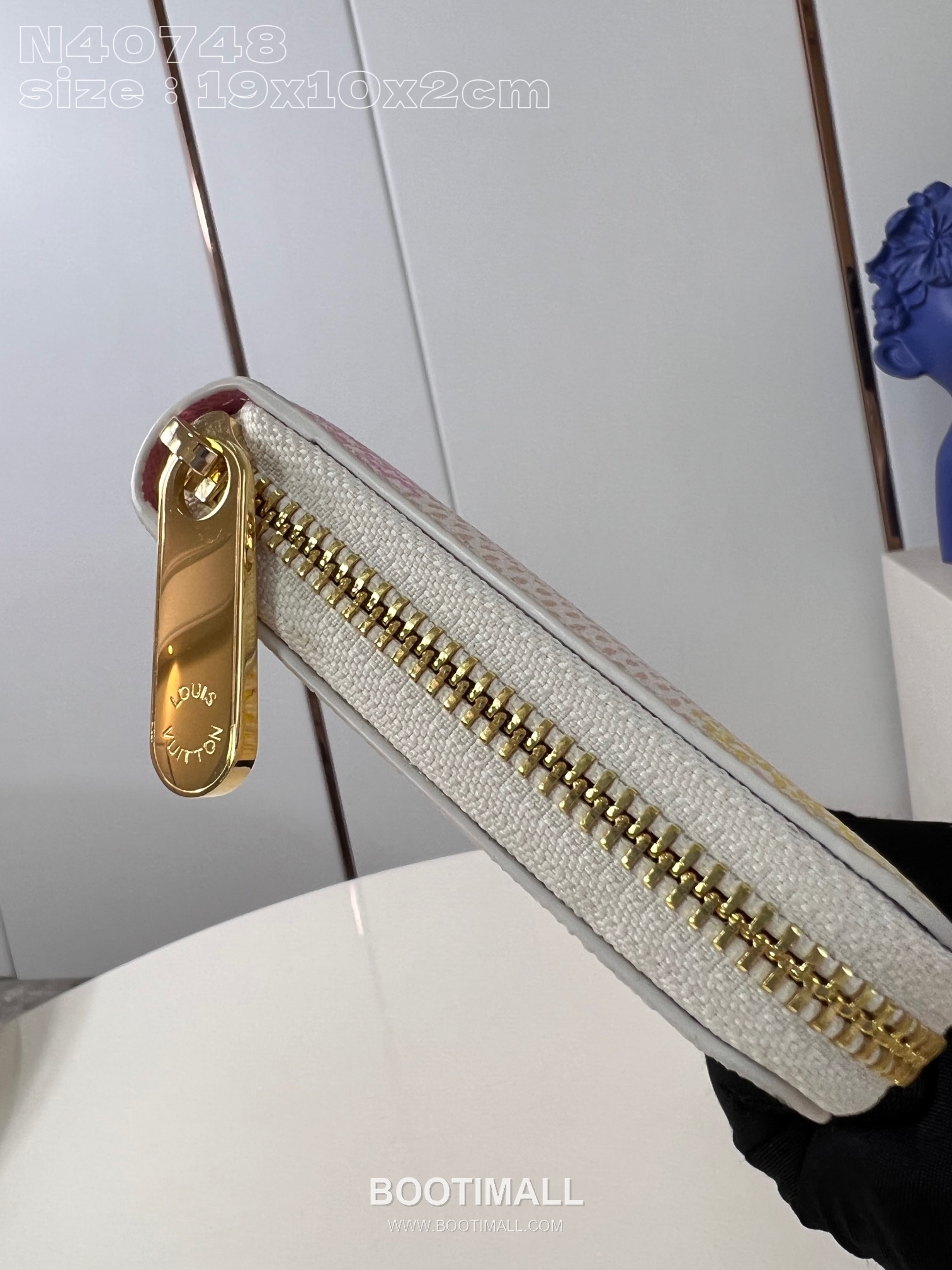 Louis Vuitton Zippy Wallet Damier Canvas Zip Around Long Wallet with Card Slots 루이비통 지피 월렛 다미에 캔버스 집 어라운드 장지갑 카드슬롯 N40748 19.5cm 5