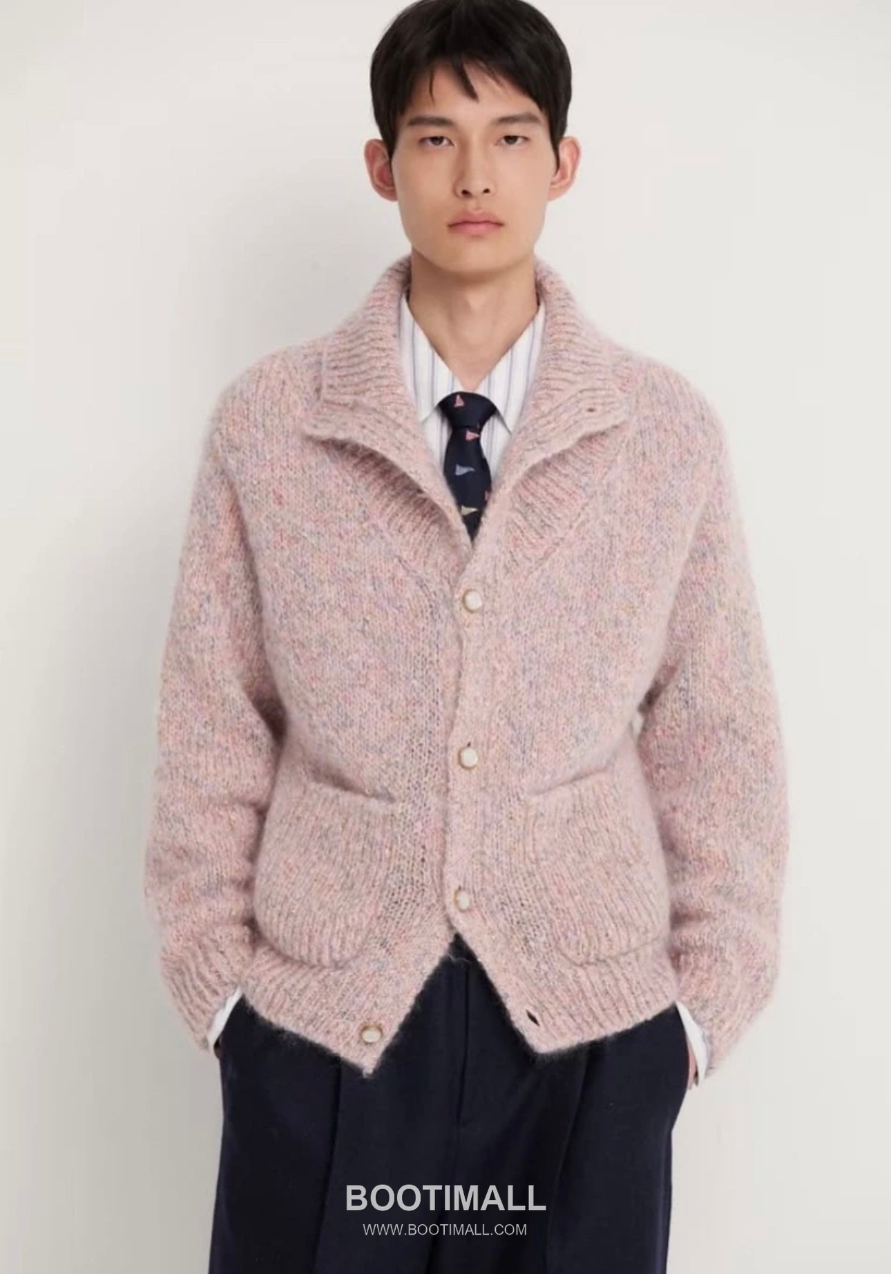Louis Vuitton 2026FW Multicolor Yarn Cotton Blend Knit Cardigan with Button Detail 루이비통 2026FW 멀티컬러 원사 코튼 혼방 니트 가디건 버튼 디테일 5