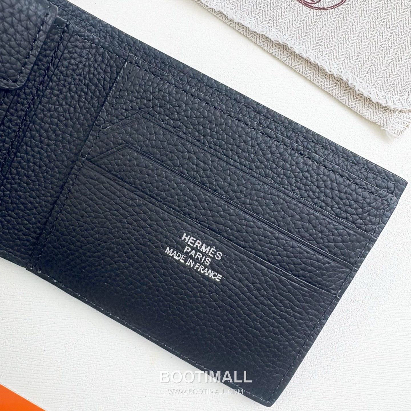 Hermès Silk’in Barenia Togo Calfskin Bi-Fold Wallet with Coin Pocket Detail 에르메스 실킨 바레니아 토고 카프스킨 코인포켓 디테일 반지갑 527 11.5cm 7
