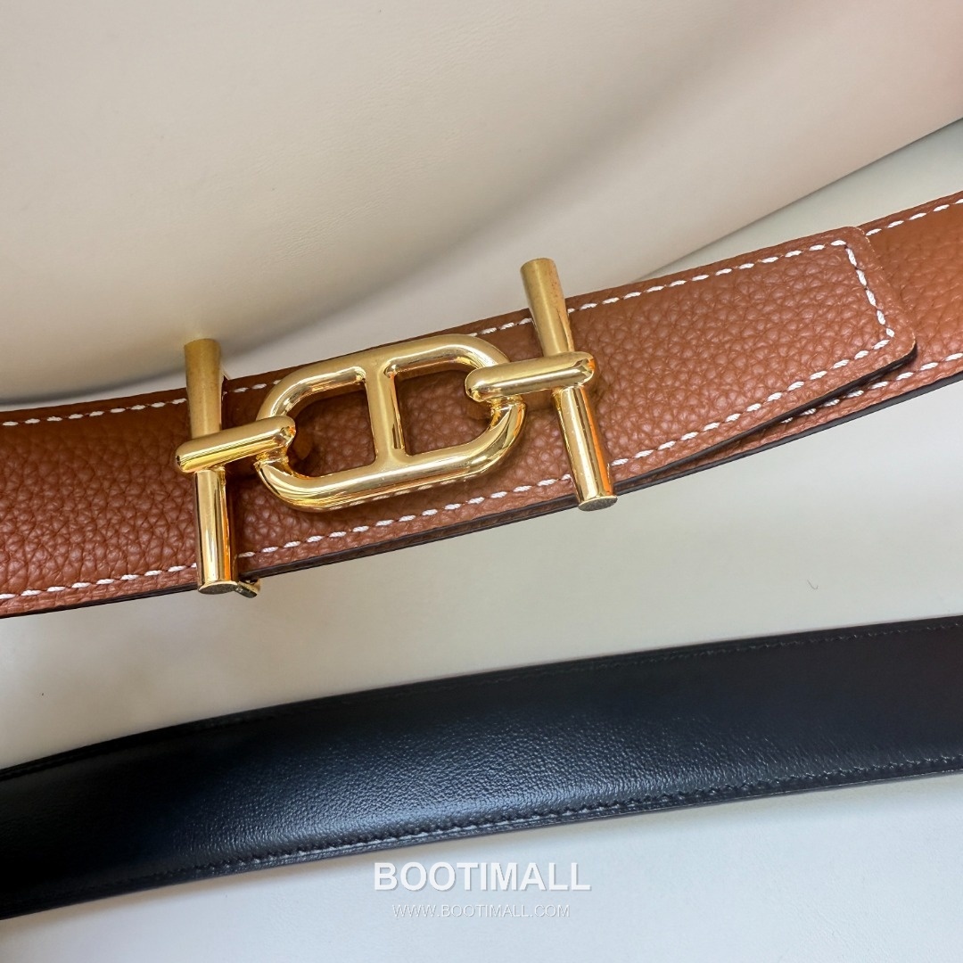 Hermes Constance Calfskin Reversible Belt with H Buckle Palladium 에르메스 콘스탄스 카프스킨 리버서블 벨트 H버클 황동 베이스 팔라듐 피니시 3.8cm 2