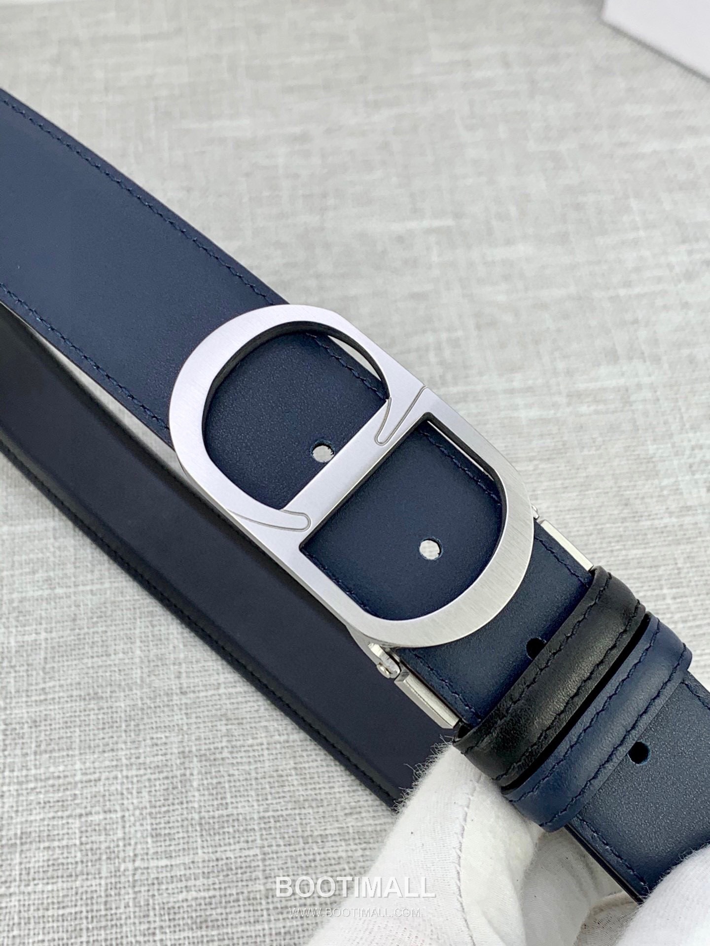 Dior Calfskin Grained Leather Belt with CD Buckle Palladium 디올 카프스킨 그레인 레더 벨트 CD 버클 황동 베이스 팔라듐 피니시 3.5cm 6