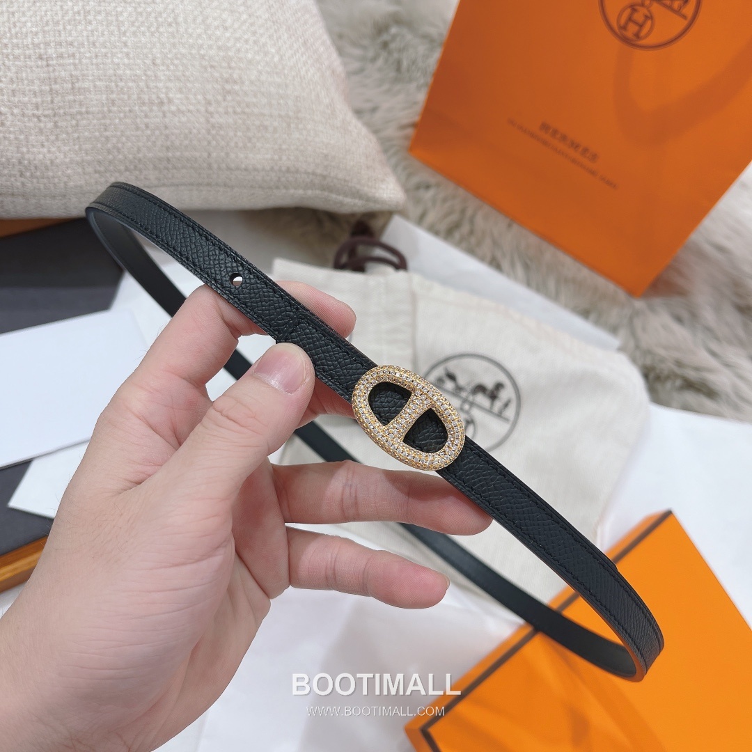 Hermes Constance Epsom Leather Reversible Belt with H Buckle Gold-Plated 에르메스 콘스탄스 엡송 레더 리버서블 벨트 H버클 황동 베이스 금도금 1.3cm 3
