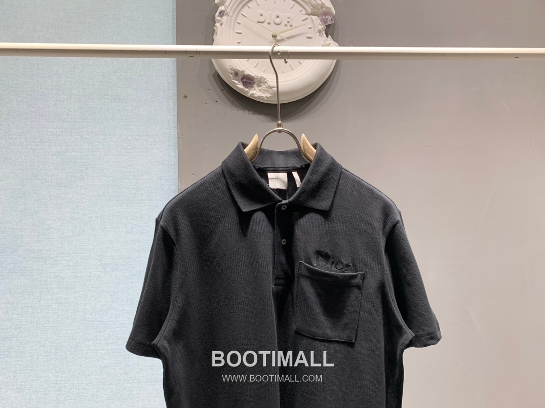 Dior SS26 Tone-on-Tone Embroidered Piqué Cotton Polo Shirt 디올 SS26 톤온톤 자수 피케 코튼 폴로 셔츠 2