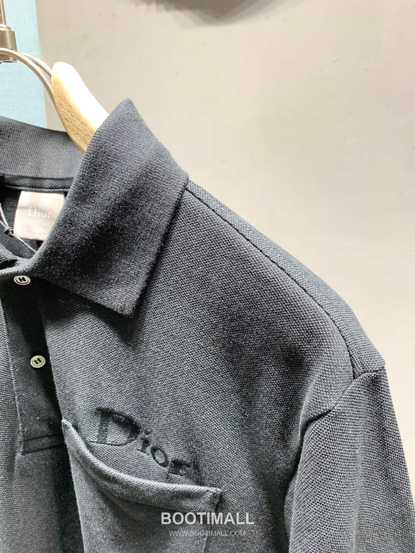 Dior SS26 Tone-on-Tone Embroidered Piqué Cotton Polo Shirt 디올 SS26 톤온톤 자수 피케 코튼 폴로 셔츠 8