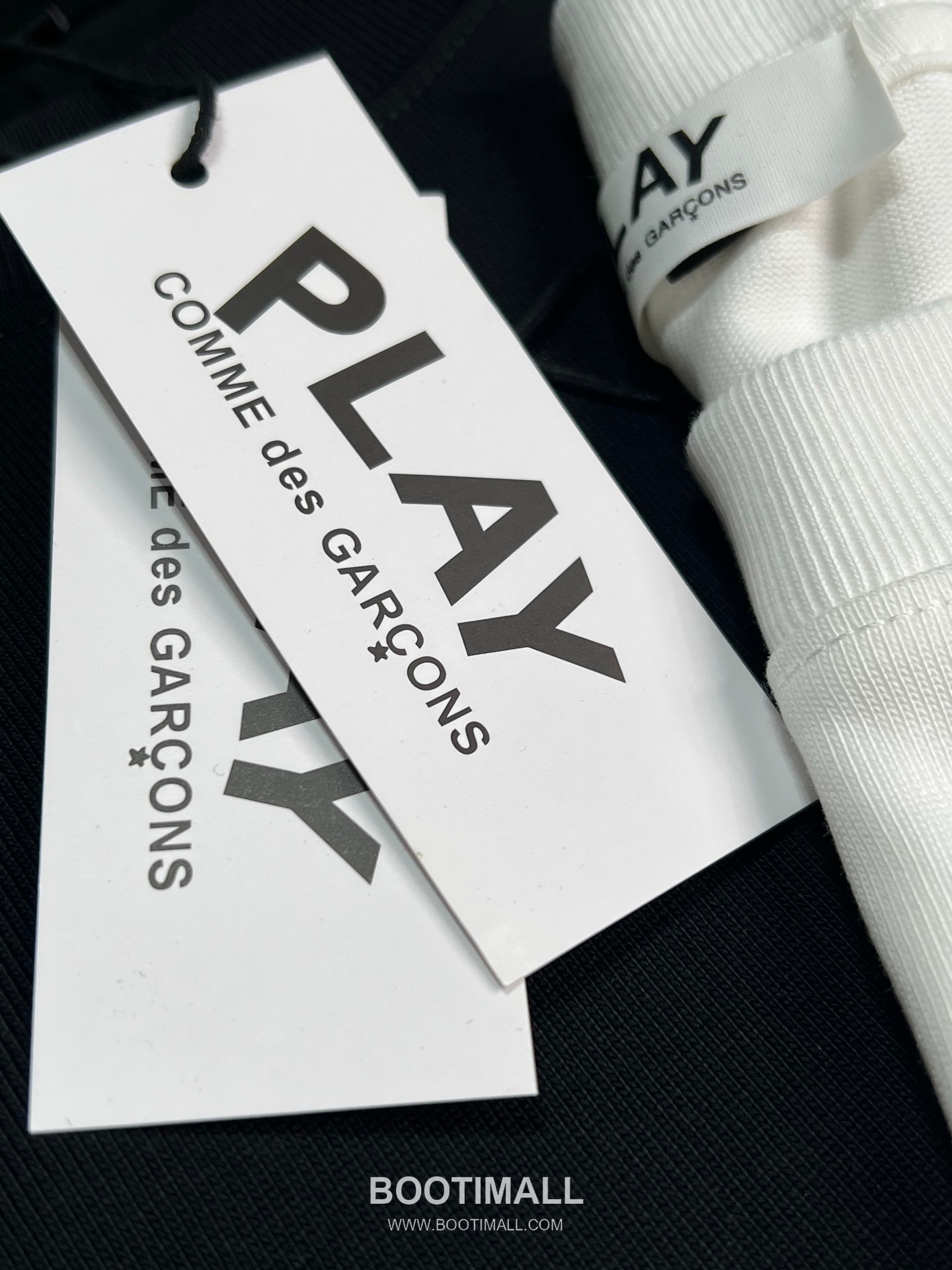 Comme des Garçons Play SS26 Heart Eyes Embroidered Heavy Cotton T-Shirt 꼼데가르송플레이 SS26 하트 아이즈 자수 헤비 코튼 티셔츠 AMC6842 5