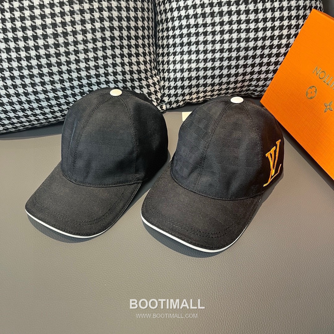 Louis Vuitton Damier Canvas Leather Strap Baseball Cap 루이비통 다미에 캔버스 가죽 스트랩 베이스볼 캡 56cm 8