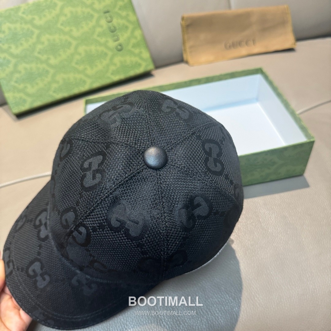 Gucci Double G Insect Print Canvas Leather Strap Baseball Cap 구찌 더블 G 인섹트 프린트 캔버스 가죽 스트랩 베이스볼 캡 56cm 6