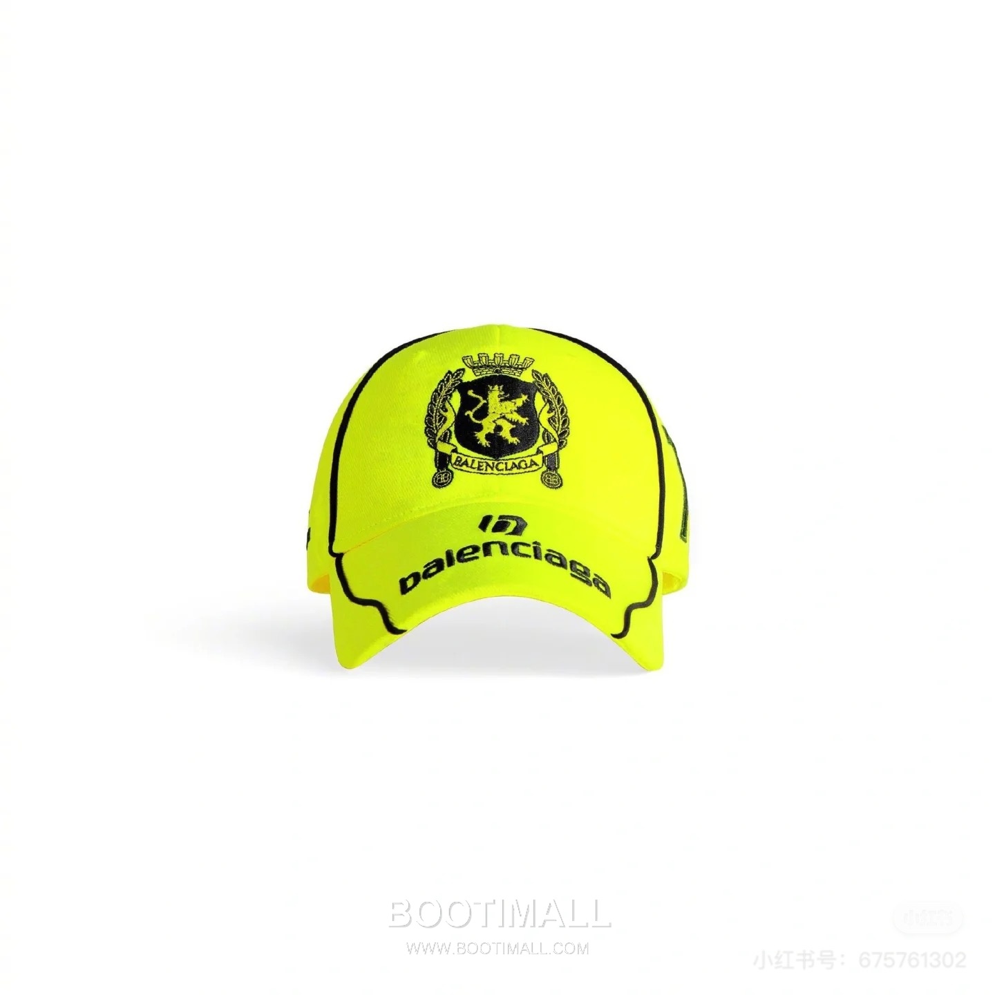 Balenciaga Embroidered Logo Cotton Baseball Cap 발렌시아가 자수 로고 코튼 베이스볼 캡 56cm 1