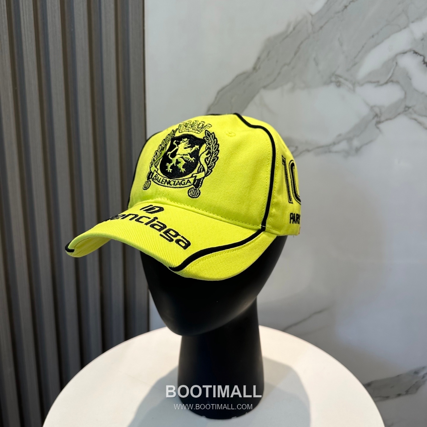 Balenciaga Embroidered Logo Cotton Baseball Cap 발렌시아가 자수 로고 코튼 베이스볼 캡 56cm 2
