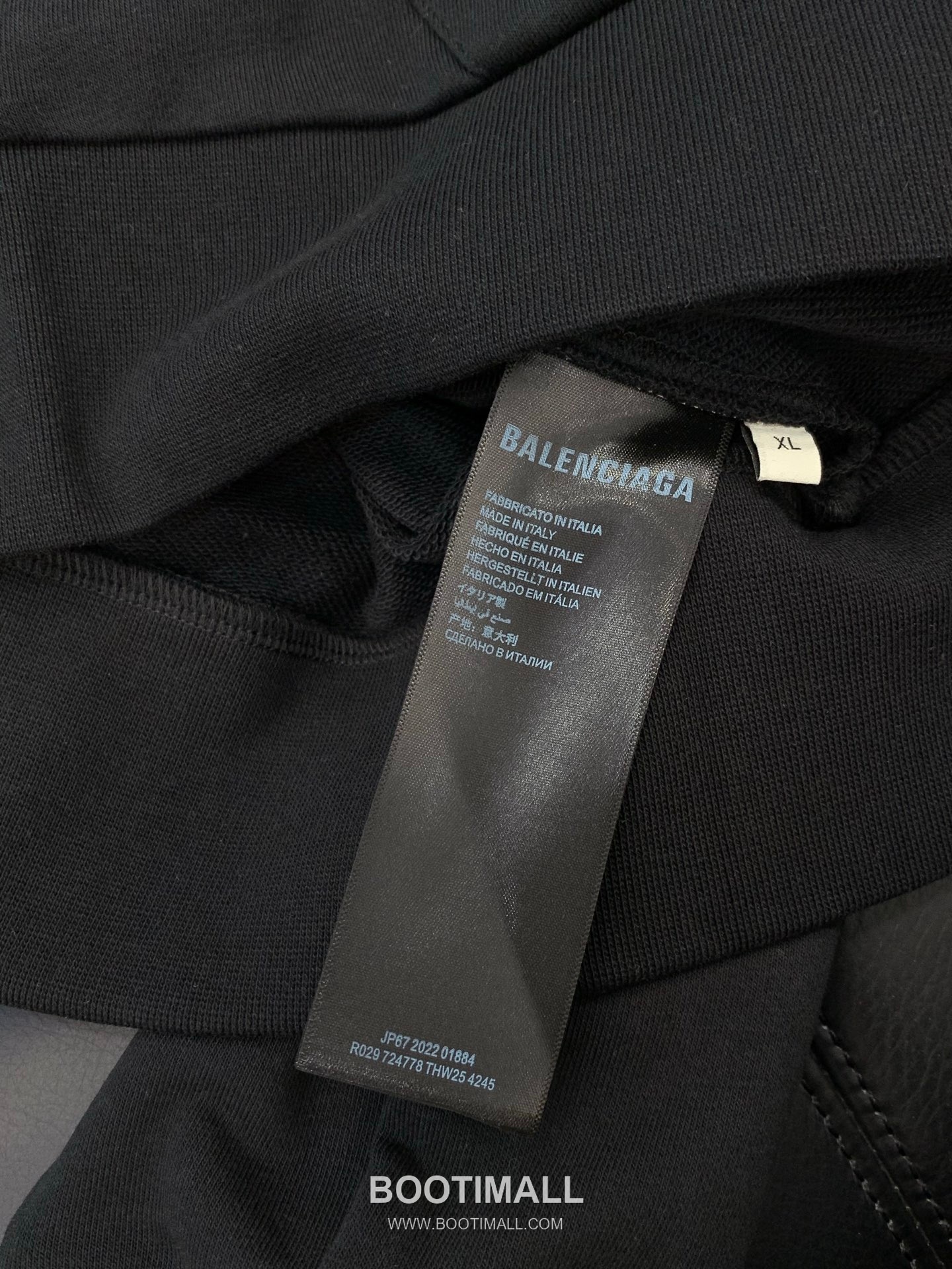 Balenciaga SS26 Cotton Blend Hooded Zip Jacket with Logo Print 발렌시아가 SS26 코튼 혼방 후드 집 재킷 로고 프린트 8