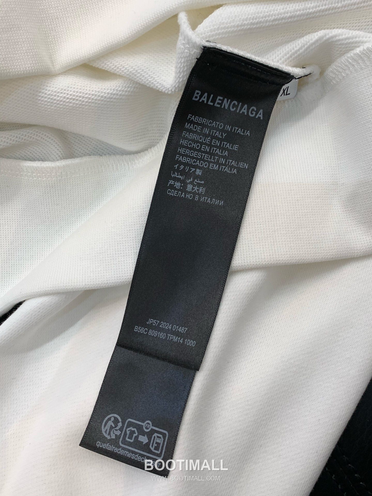 Balenciaga SS26 Cotton Blend Hooded Zip Jacket with Logo Print 발렌시아가 SS26 코튼 혼방 후드 집 재킷 로고 프린트 8