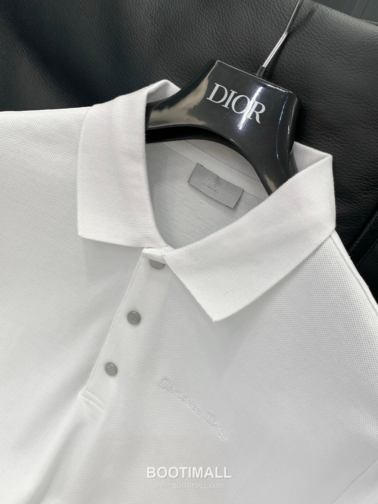 Dior SS26 Cotton Collared Short Sleeve T-Shirt with Embroidered Logo 디올 SS26 코튼 카라 반팔 티셔츠 자수 로고 4