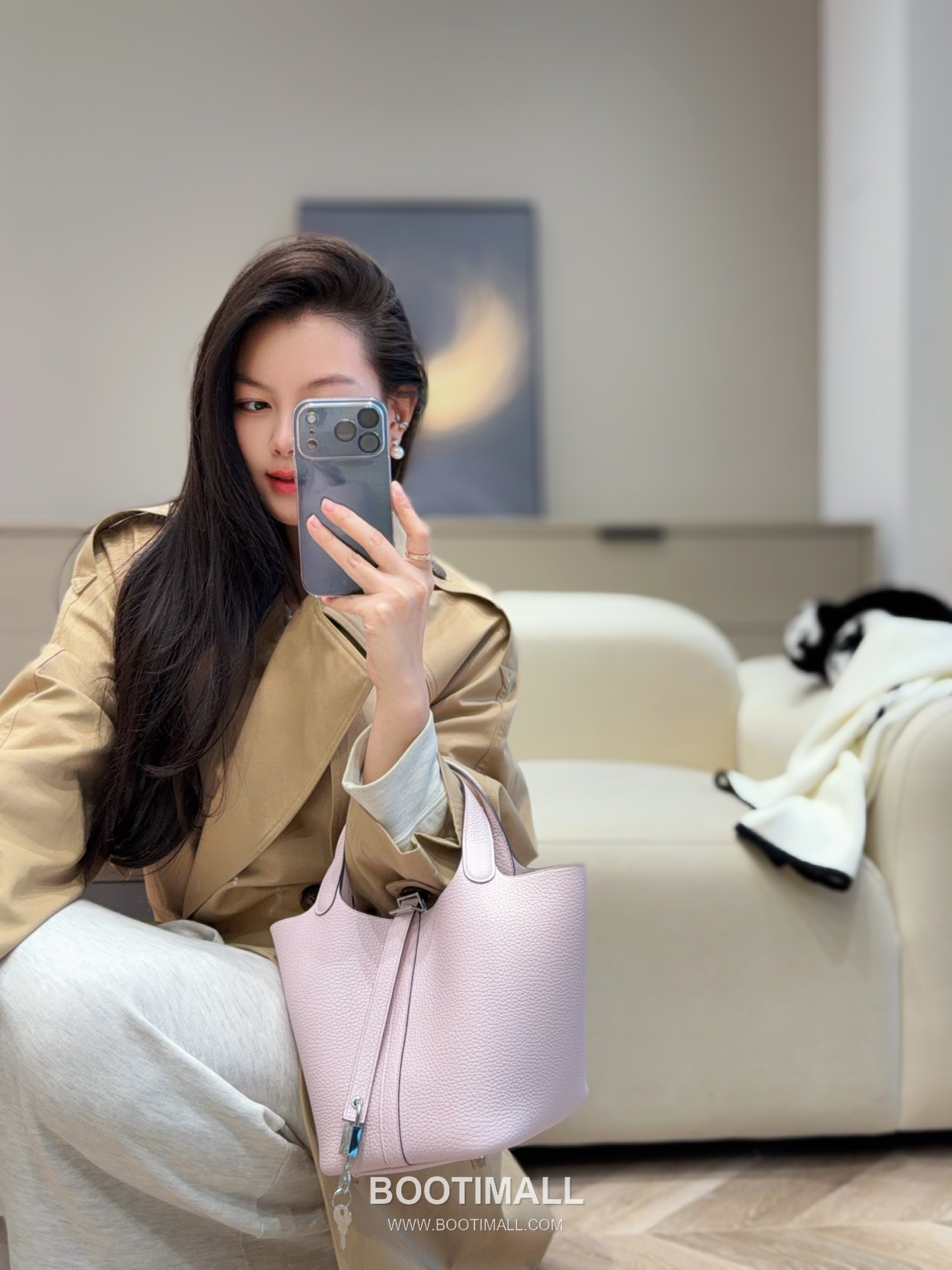 Hermes Picotin Lock Clemence Leather Bucket Bag with Top Handle 에르메스 피코틴락 클레망스 레더 버킷백 핸들형 18cm 3