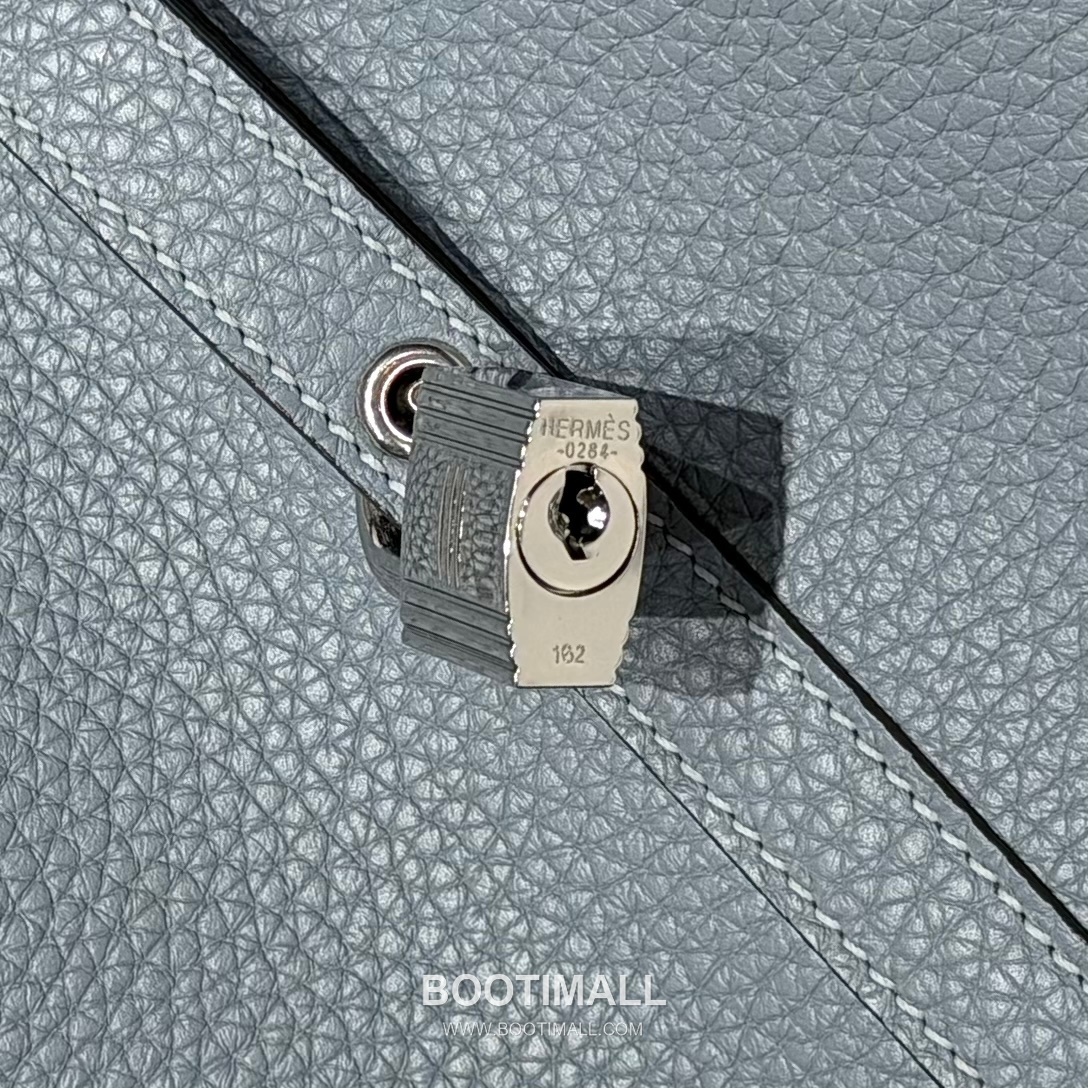 Hermes Picotin Lock Clemence Leather Bucket Bag with Top Handle 에르메스 피코틴락 클레망스 레더 버킷백 핸들형 18cm 5