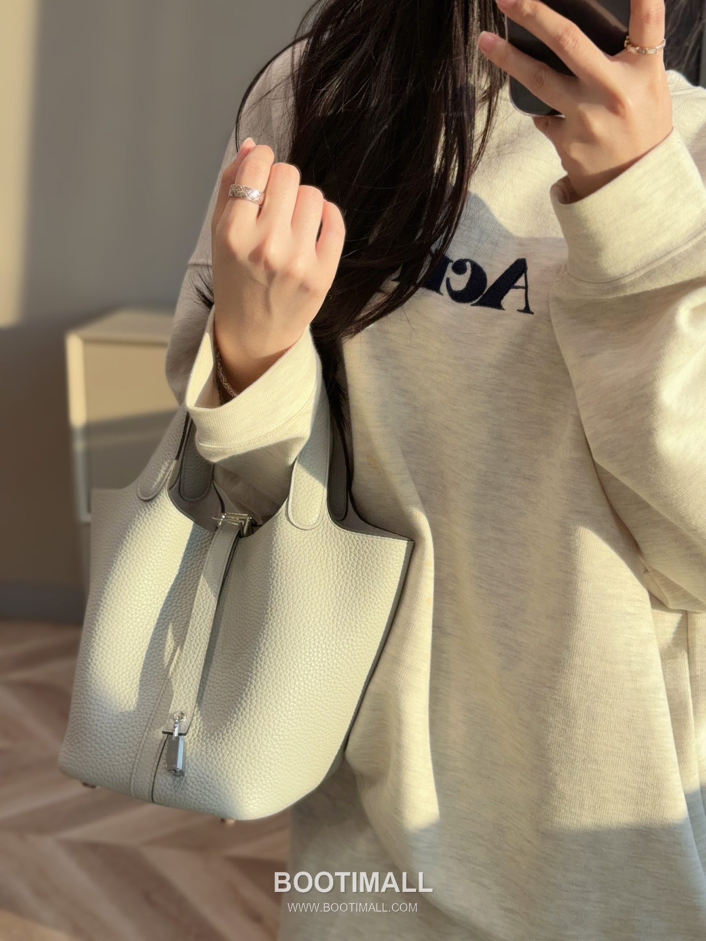 Hermes Picotin Lock Clemence Leather Bucket Bag with Top Handle 에르메스 피코틴락 클레망스 레더 버킷백 핸들형 18cm 3