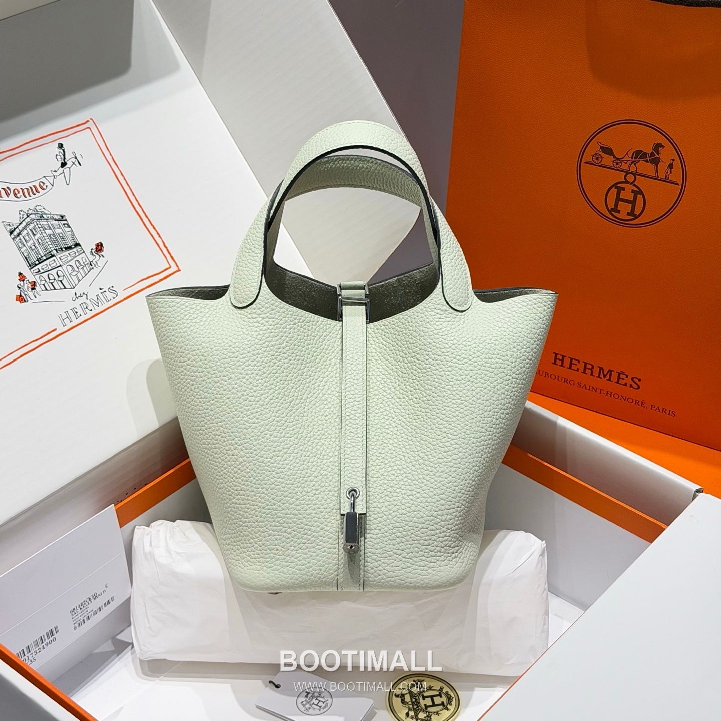 Hermes Picotin Lock Clemence Leather Bucket Bag with Top Handle 에르메스 피코틴락 클레망스 레더 버킷백 핸들형 18cm 5