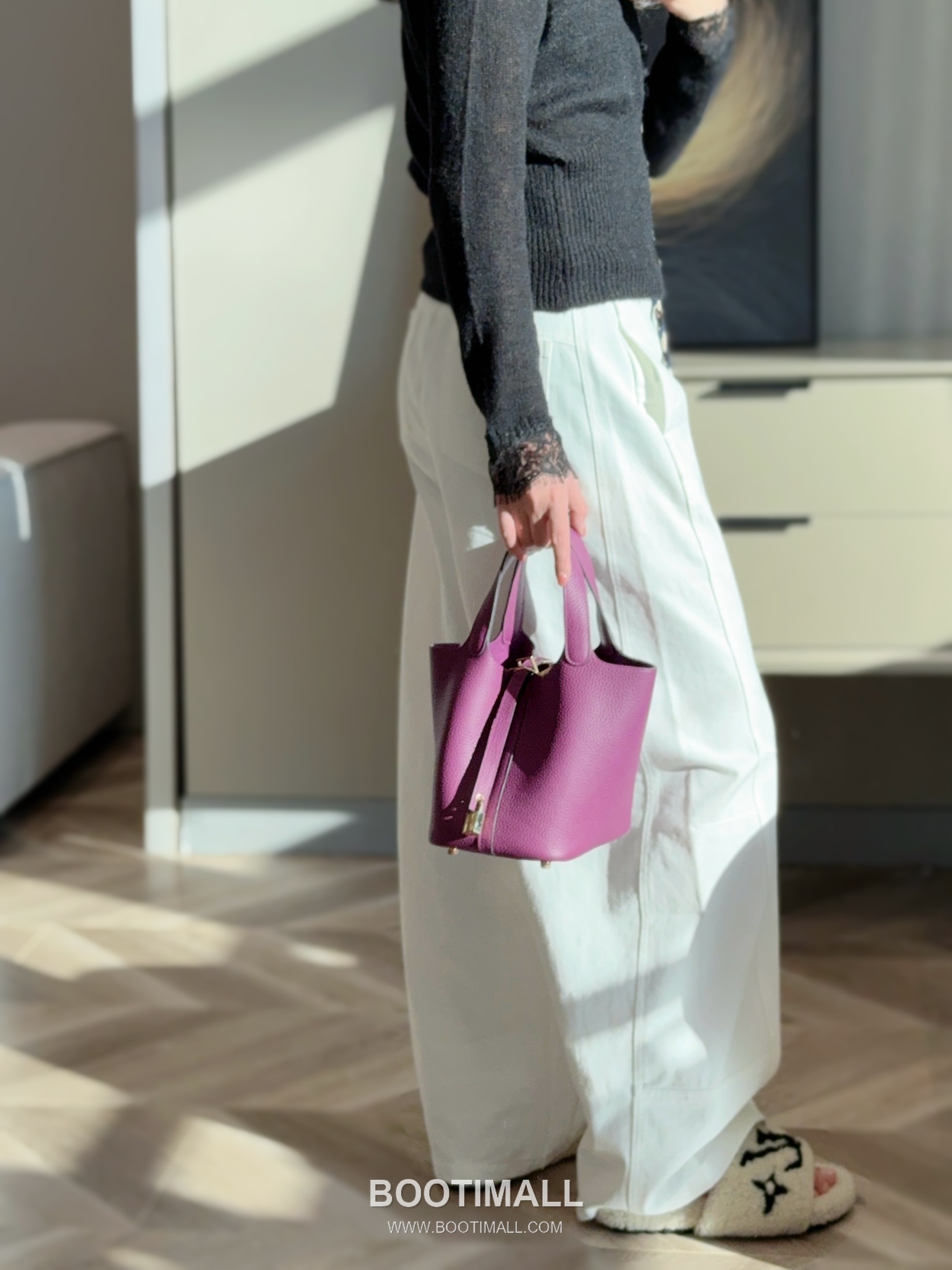 Hermes Picotin Lock Clemence Leather Bucket Bag with Top Handle 에르메스 피코틴락 클레망스 레더 버킷백 핸들형 18cm 4