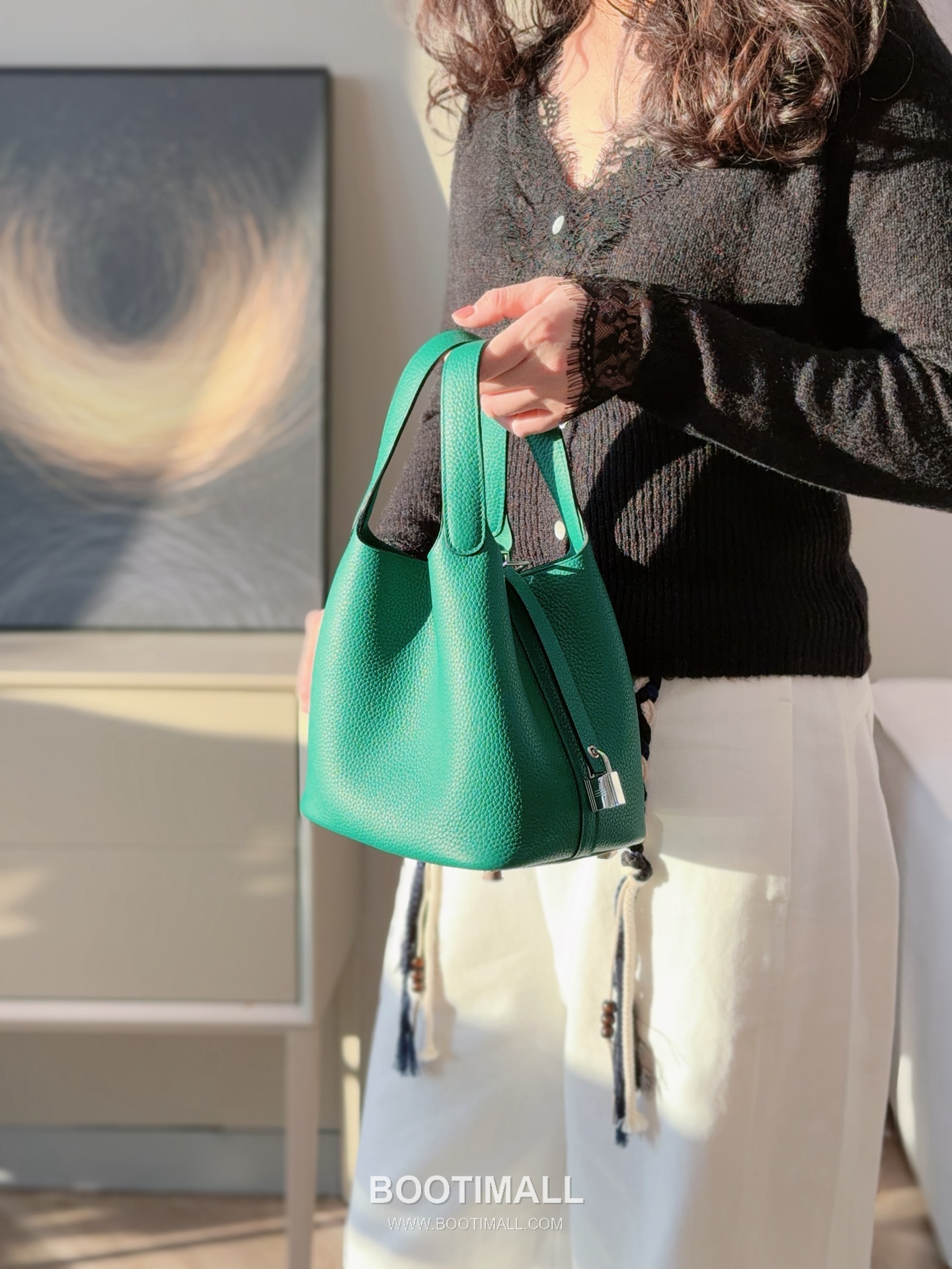 Hermes Picotin Lock Clemence Leather Bucket Bag with Top Handle 에르메스 피코틴락 클레망스 레더 버킷백 핸들형 18cm 4