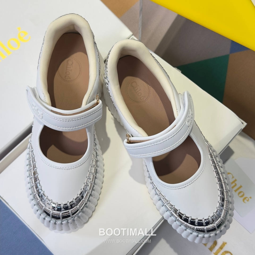 Chloé Nama Calfskin Suede Wedge Platform Sneakers with Velcro Strap Detail 끌로에 나마 카프스킨 스웨이드 웨지 플랫폼 스니커즈 7.5cm 5