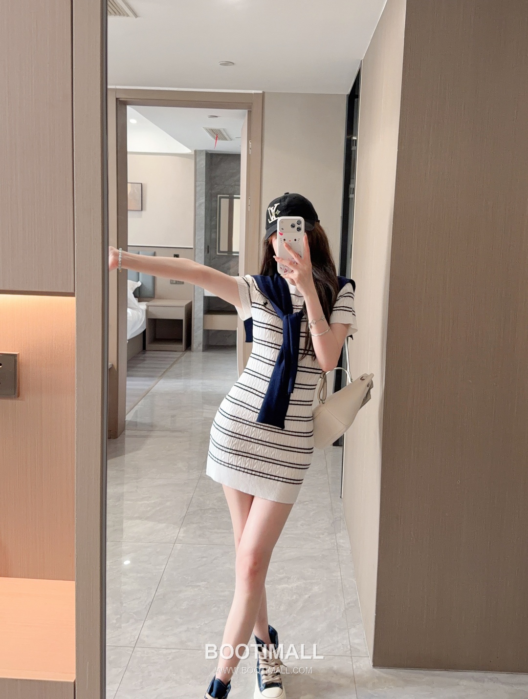 Ralph Lauren 2026 S/S Cotton Knit Dress Logo Detail 니트 드레스 3583 6