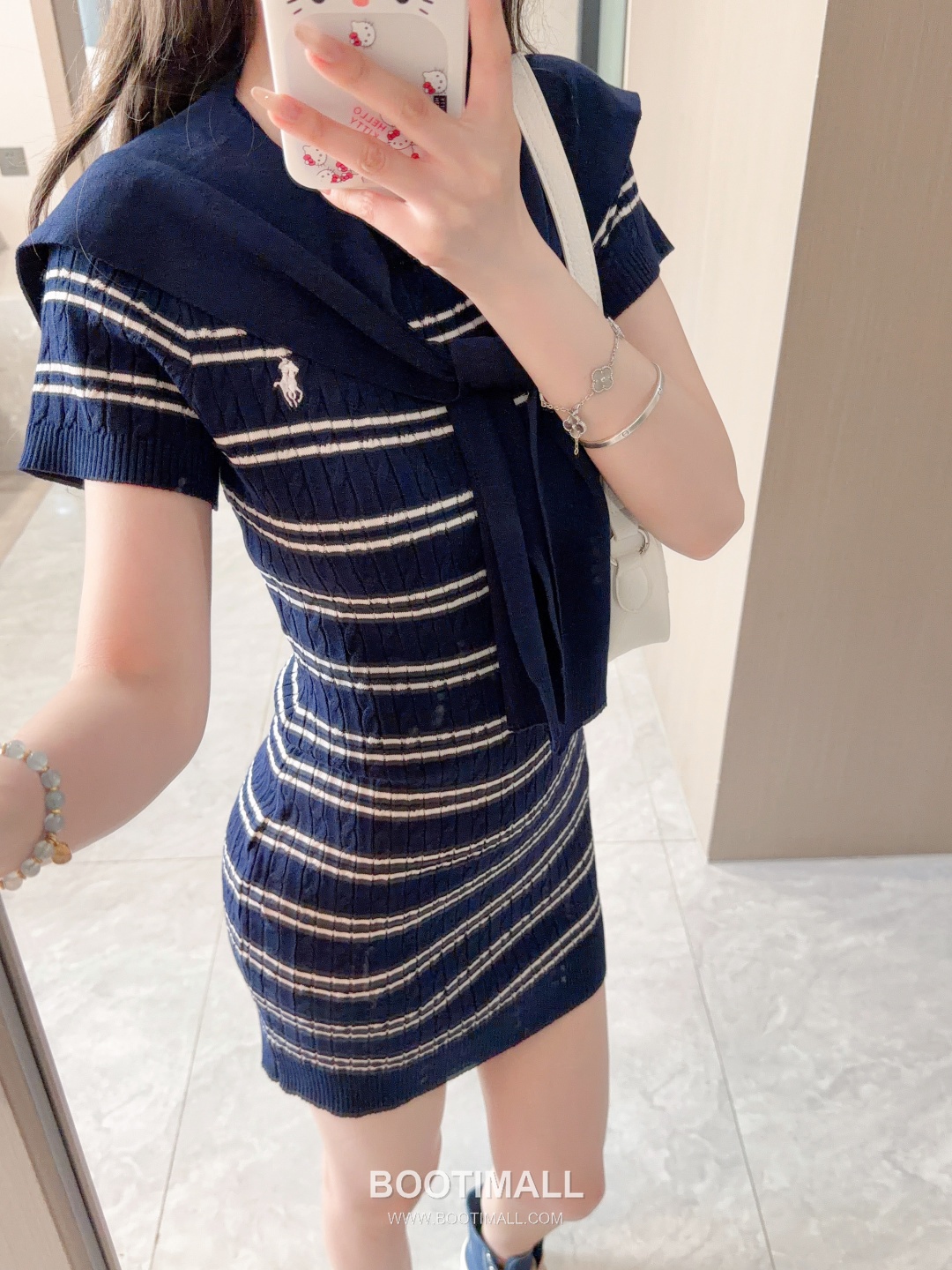 Ralph Lauren 2026 S/S Cotton Knit Dress Logo Detail 니트 드레스 3583 4