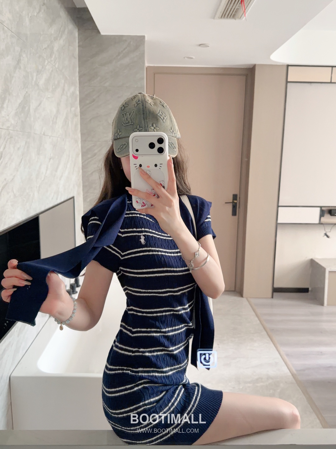 Ralph Lauren 2026 S/S Cotton Knit Dress Logo Detail 니트 드레스 3583 7