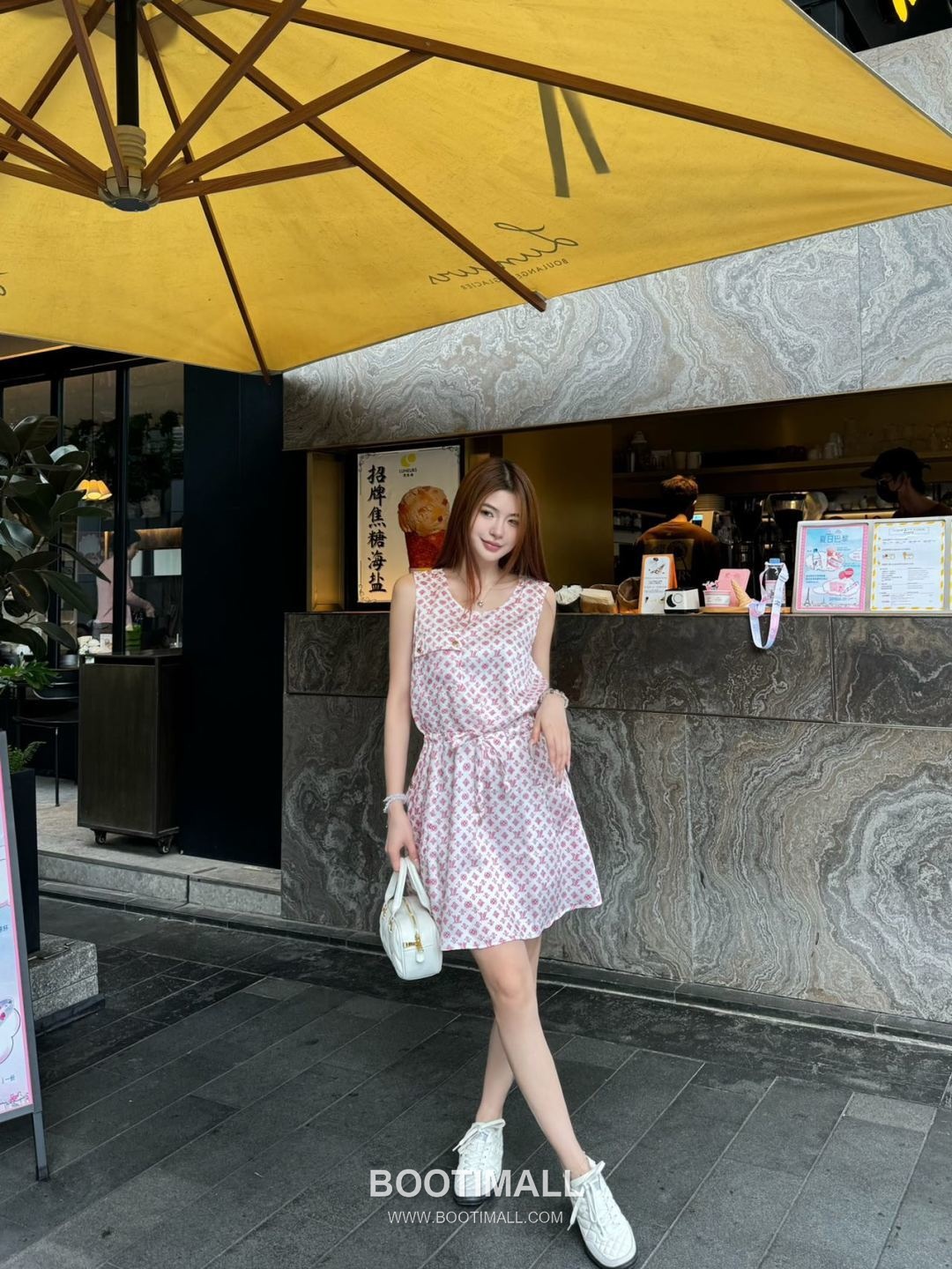 Louis Vuitton 2026 S/S Polyester Sleeveless Dress Logo Detail 루이비통 폴리에스터 슬리브리스 드레스 로고 디테일 7