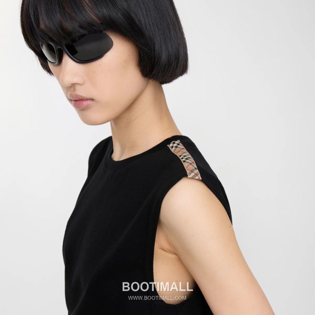 Burberry 2026 S/S Polyester Sleeveless Dress Panelled Waist Detail 버버리 폴리에스터 슬리브리스 드레스 패널드 허리 디테일 3