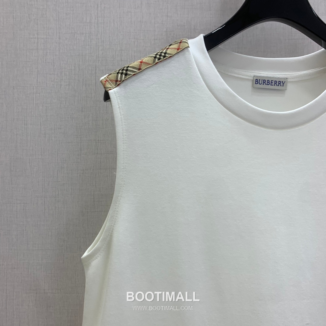 Burberry 2026 S/S Polyester Sleeveless Dress Panelled Waist Detail 버버리 폴리에스터 슬리브리스 드레스 패널드 허리 디테일 12