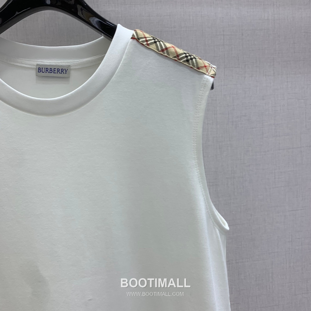 Burberry 2026 S/S Polyester Sleeveless Dress Panelled Waist Detail 버버리 폴리에스터 슬리브리스 드레스 패널드 허리 디테일 13