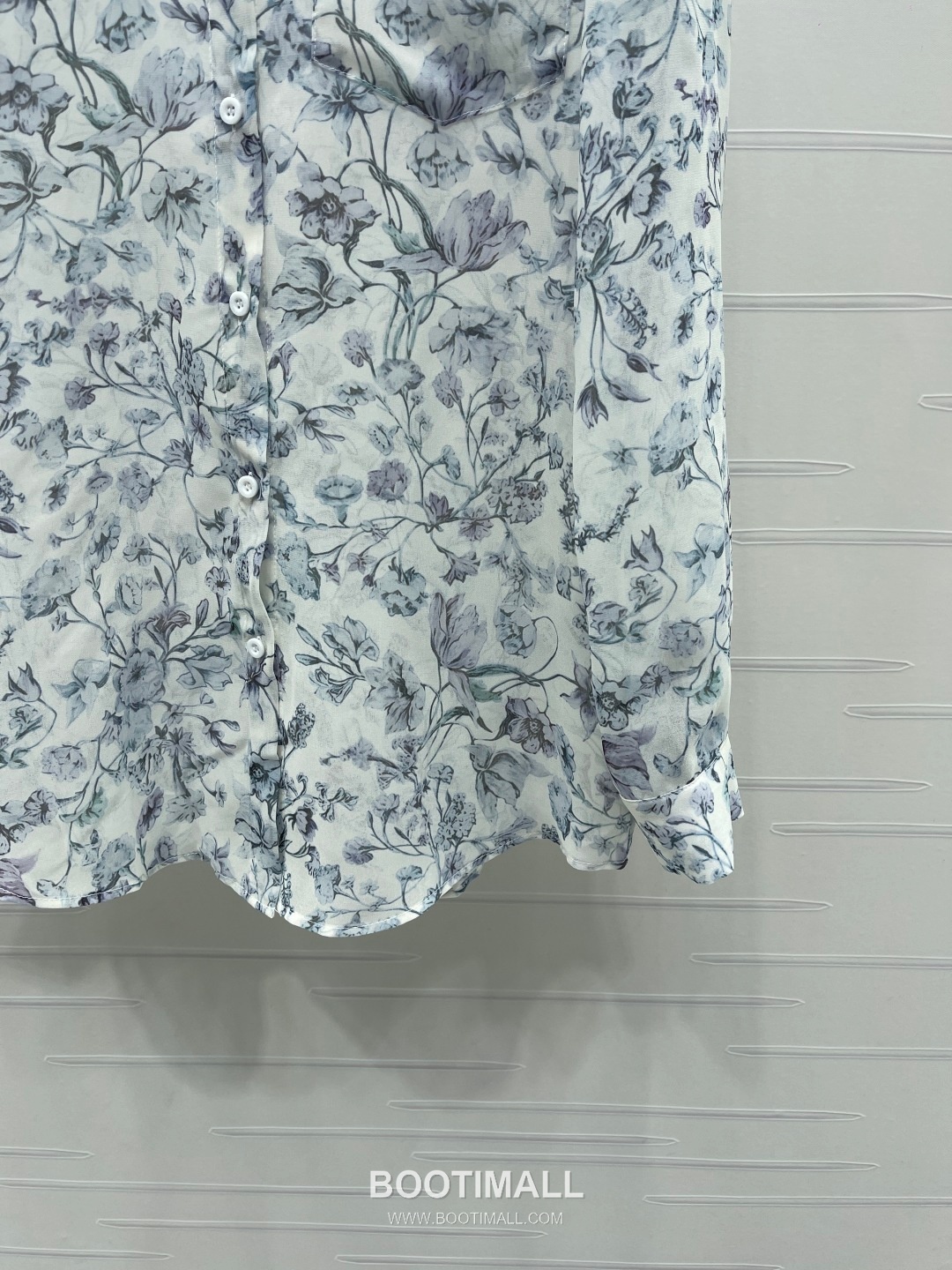 Dior 2026 S/S Silk Sheer Shirt Botanical Print Embroidered Pocket 디올 실크 시어 셔츠 보태니컬 프린트 자수 포켓 16