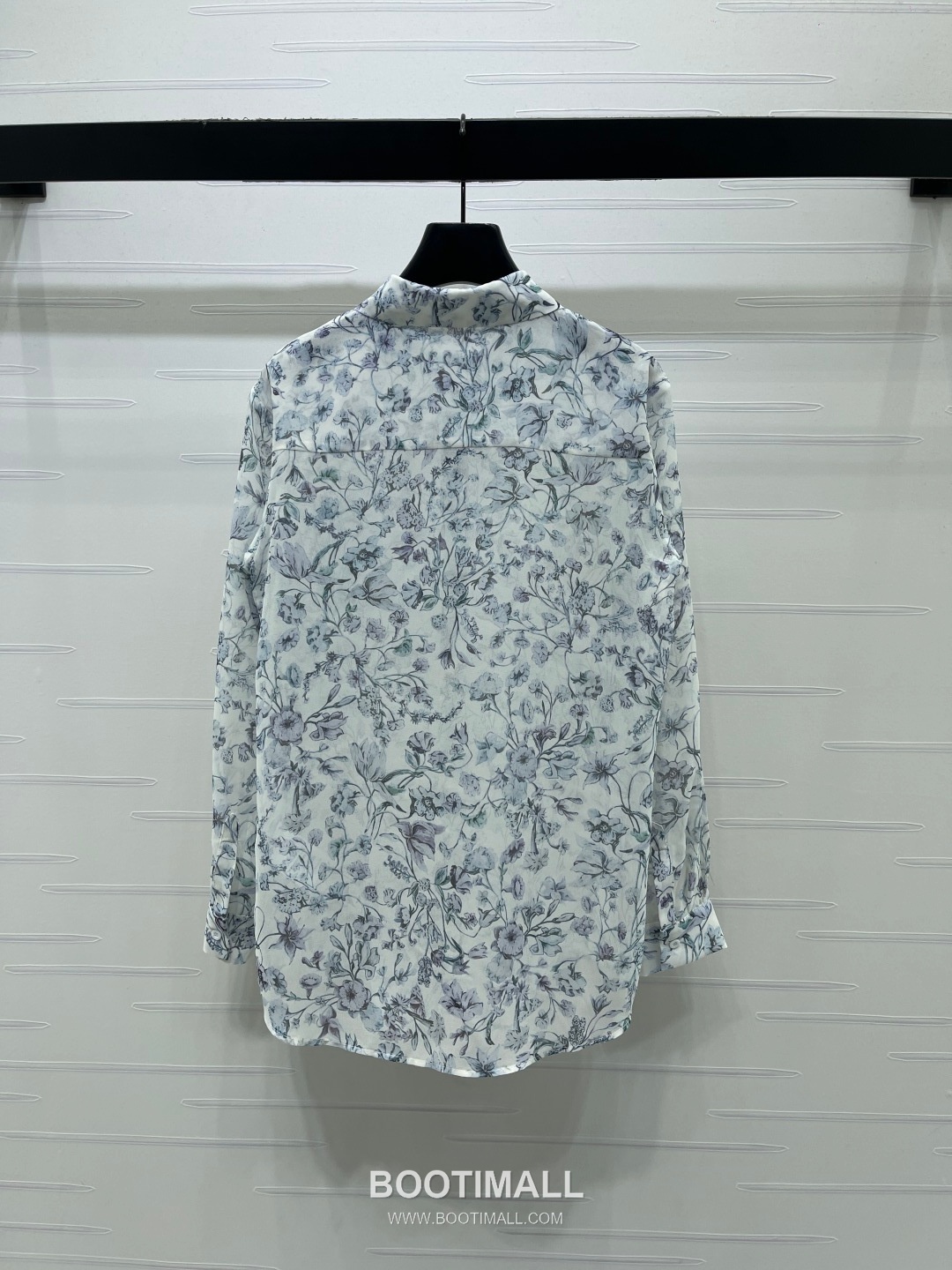 Dior 2026 S/S Silk Sheer Shirt Botanical Print Embroidered Pocket 디올 실크 시어 셔츠 보태니컬 프린트 자수 포켓 18