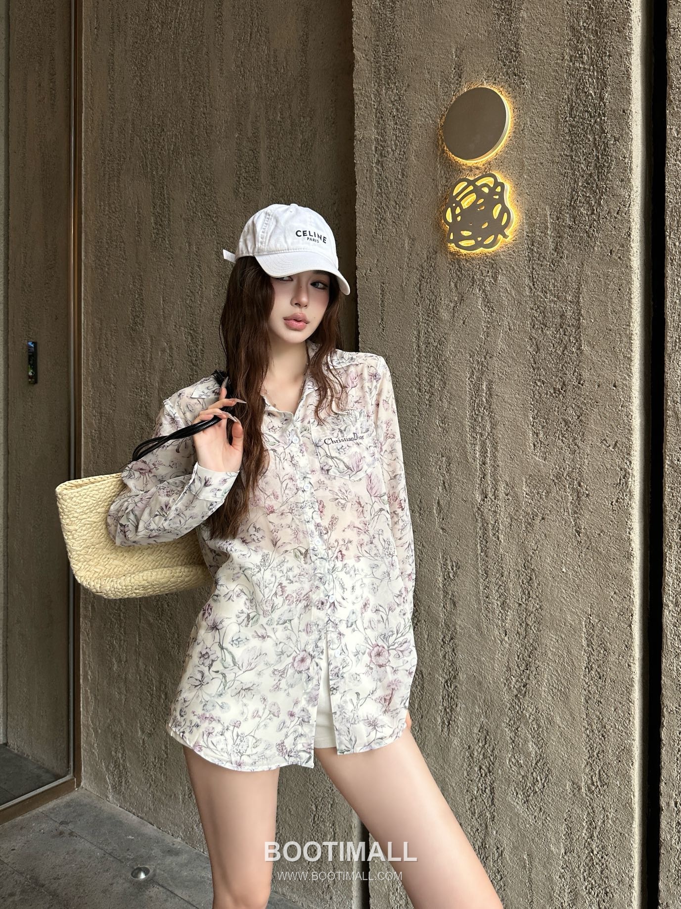 Dior 2026 S/S Silk Sheer Shirt Botanical Print Embroidered Pocket 디올 실크 시어 셔츠 보태니컬 프린트 자수 포켓 6