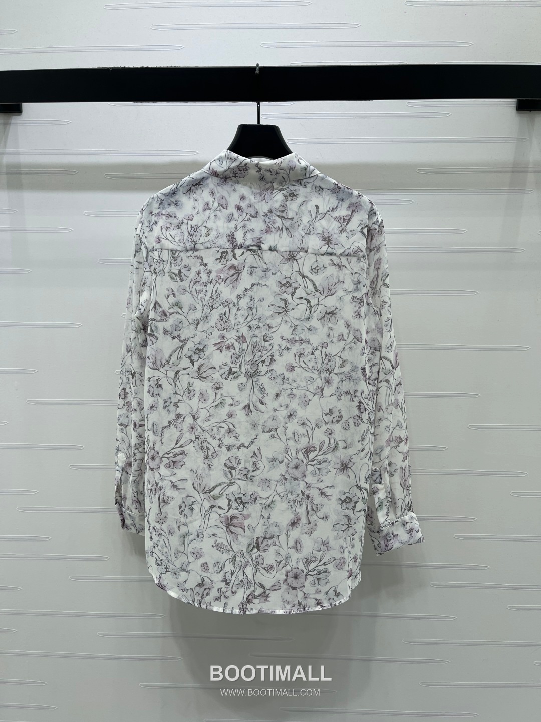 Dior 2026 S/S Silk Sheer Shirt Botanical Print Embroidered Pocket 디올 실크 시어 셔츠 보태니컬 프린트 자수 포켓 17