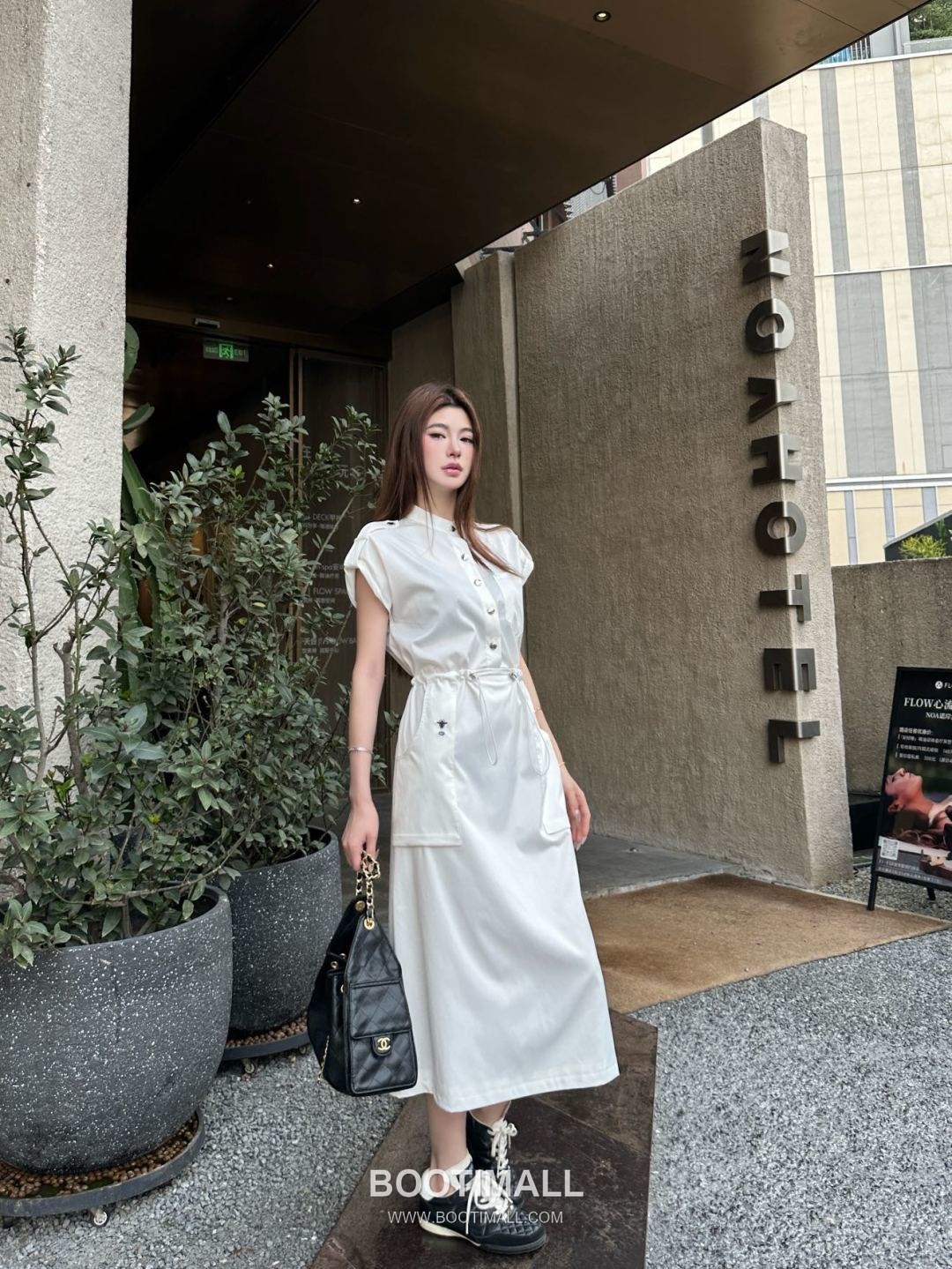 Dior 2026 S/S Cotton Polyester Dress Utility Style Adjustable Waist Drawstring 디올 코튼 폴리에스터 드레스 유틸리티 스타일 허리 스트링 디테일 8