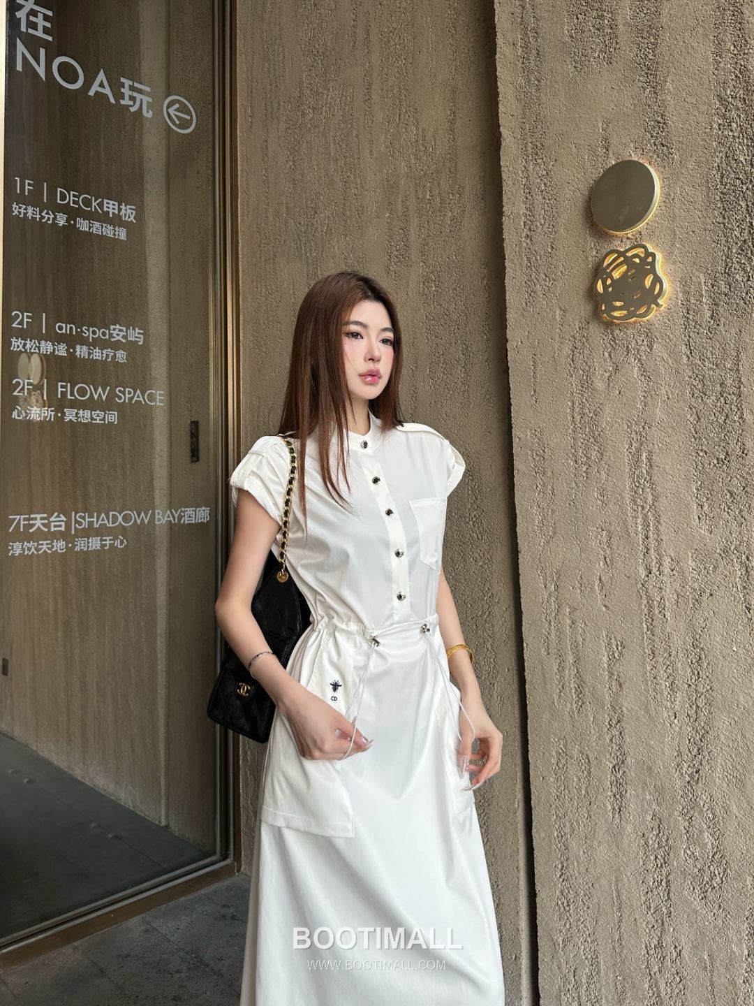 Dior 2026 S/S Cotton Polyester Dress Utility Style Adjustable Waist Drawstring 디올 코튼 폴리에스터 드레스 유틸리티 스타일 허리 스트링 디테일 9