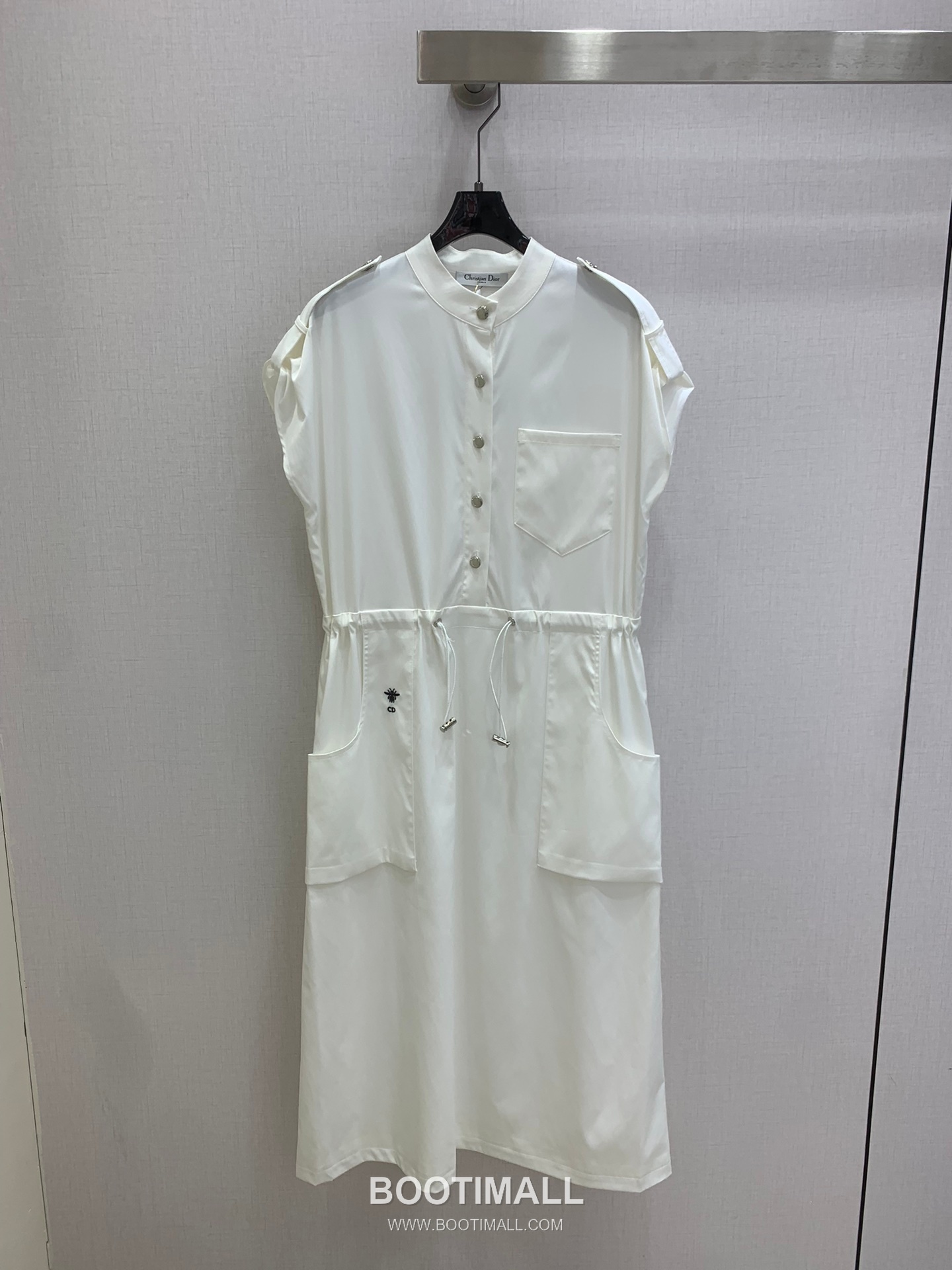 Dior 2026 S/S Cotton Polyester Dress Utility Style Adjustable Waist Drawstring 디올 코튼 폴리에스터 드레스 유틸리티 스타일 허리 스트링 디테일 10