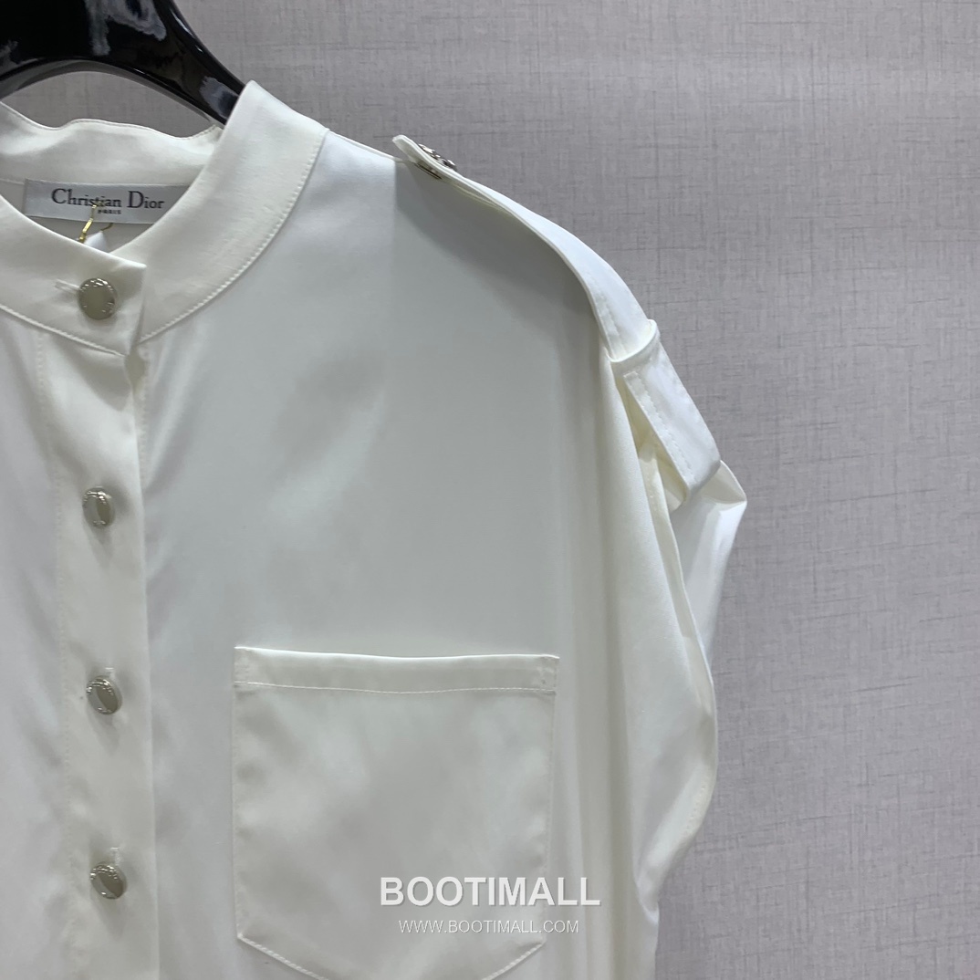 Dior 2026 S/S Cotton Polyester Dress Utility Style Adjustable Waist Drawstring 디올 코튼 폴리에스터 드레스 유틸리티 스타일 허리 스트링 디테일 12