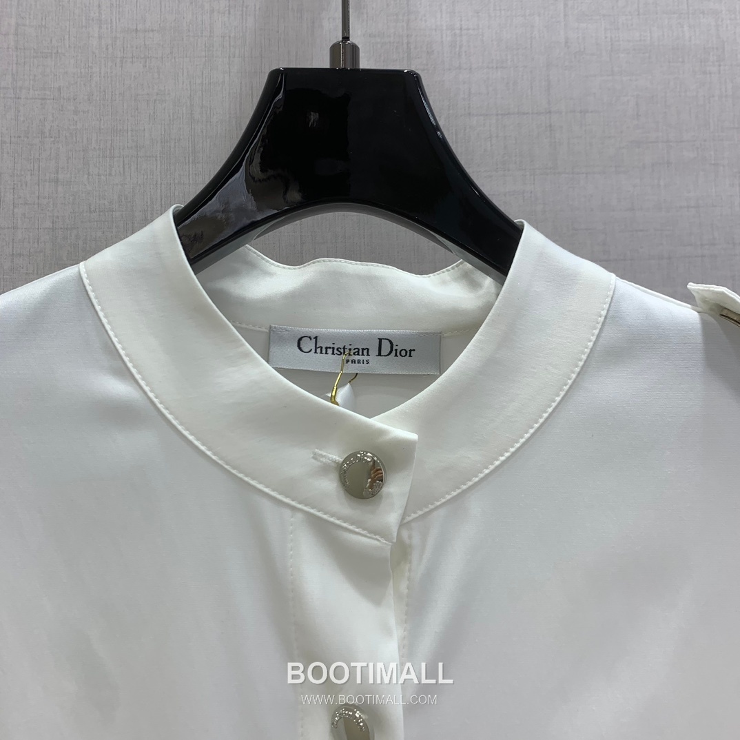 Dior 2026 S/S Cotton Polyester Dress Utility Style Adjustable Waist Drawstring 디올 코튼 폴리에스터 드레스 유틸리티 스타일 허리 스트링 디테일 14