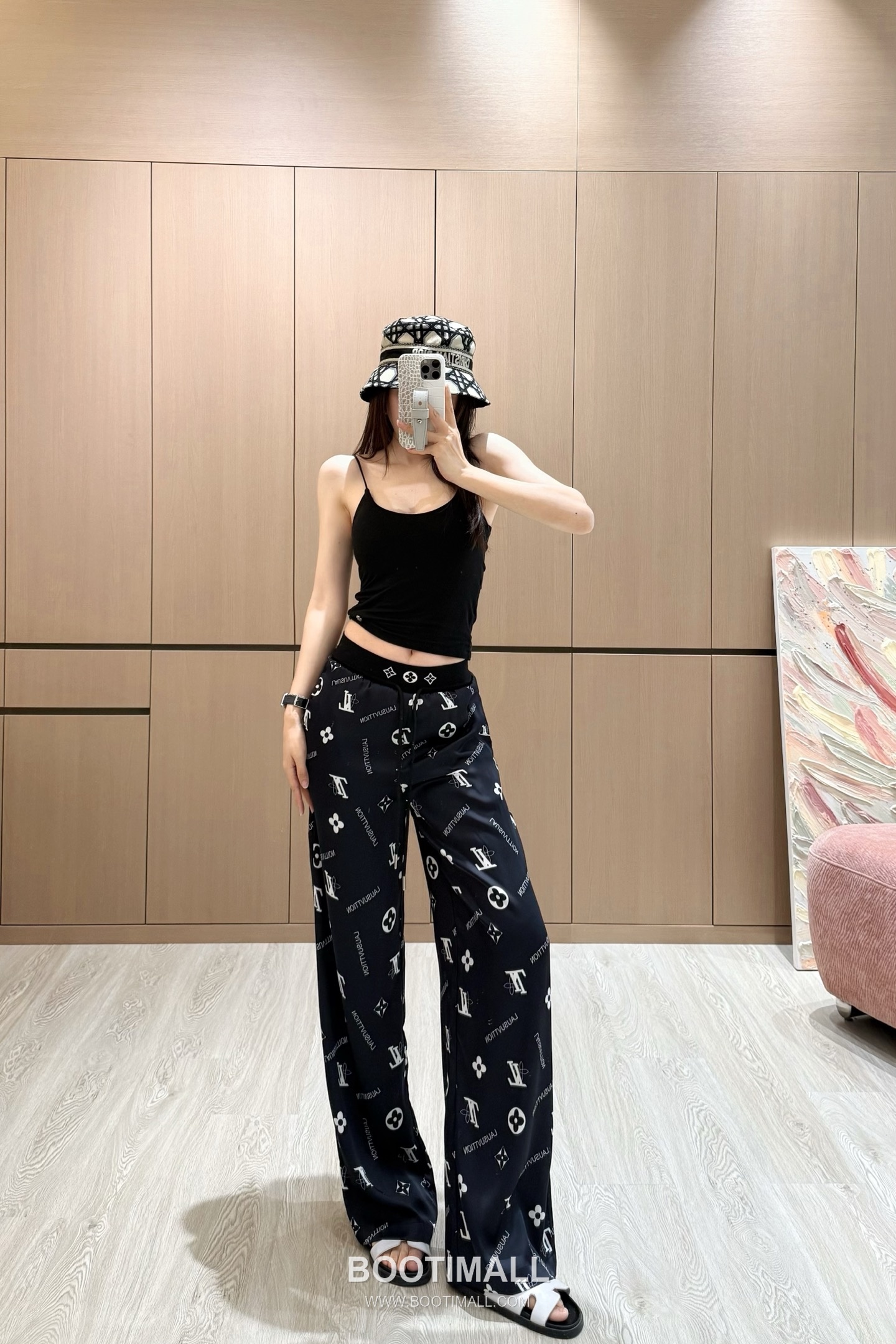 Louis Vuitton 2026 S/S Cotton Polyester Pants Webbing Print Logo Detail 루이비통 코튼 폴리에스터 팬츠 웨빙 프린트 로고 디테일 9