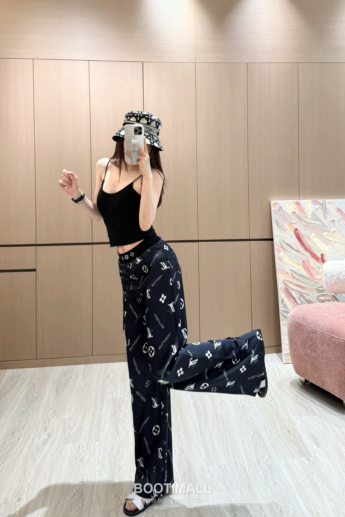 Louis Vuitton 2026 S/S Cotton Polyester Pants Webbing Print Logo Detail 루이비통 코튼 폴리에스터 팬츠 웨빙 프린트 로고 디테일 10