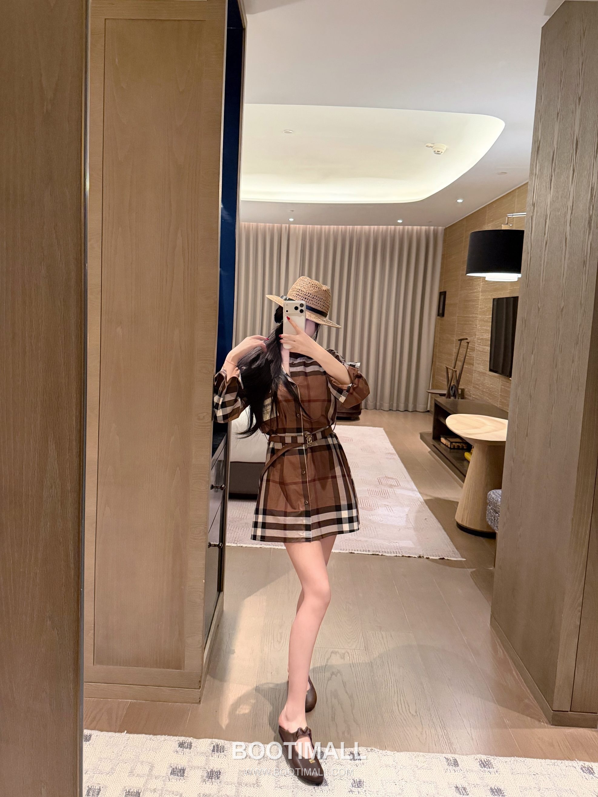 Burberry 2026 S/S Cotton Shirt Dress Belted Logo Detail 버버리 코튼 셔츠 드레스 벨트 로고 디테일 7