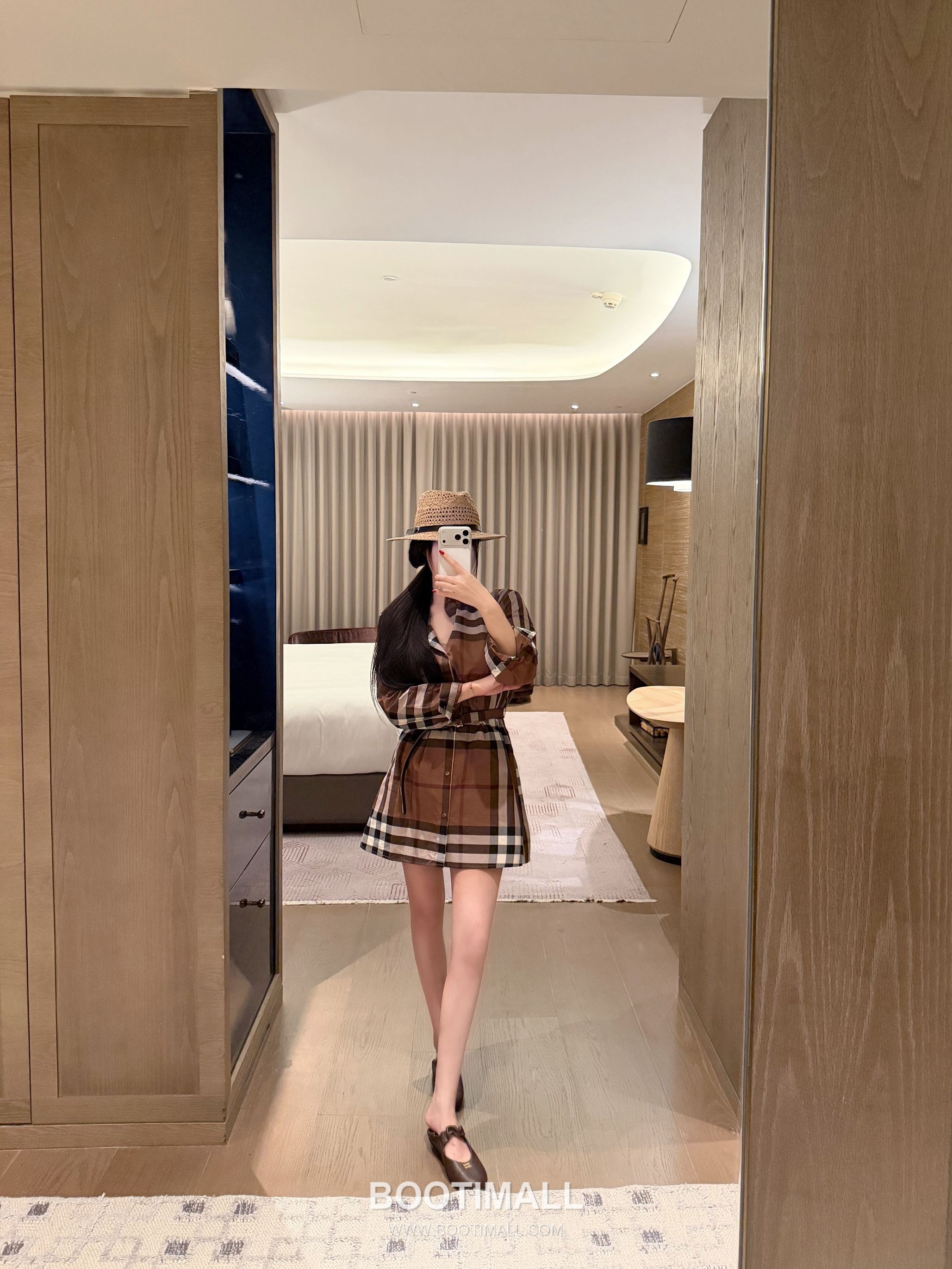 Burberry 2026 S/S Cotton Shirt Dress Belted Logo Detail 버버리 코튼 셔츠 드레스 벨트 로고 디테일 9