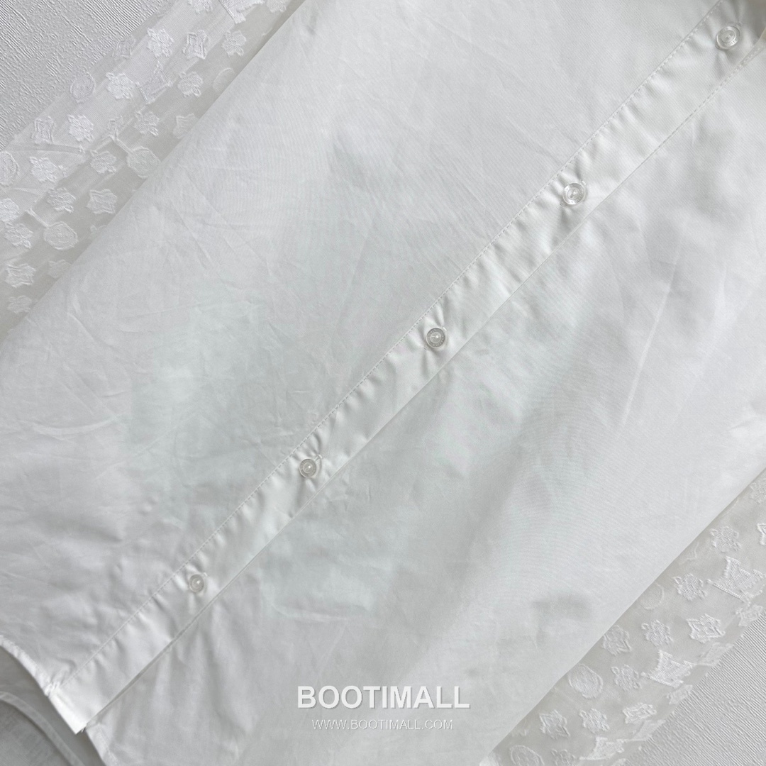 Louis Vuitton 2026 S/S Cotton Twill Shirt Jacquard Patchwork Logo Detail 루이비통 코튼 트윌 셔츠 자카드 패치워크 로고 디테일 14